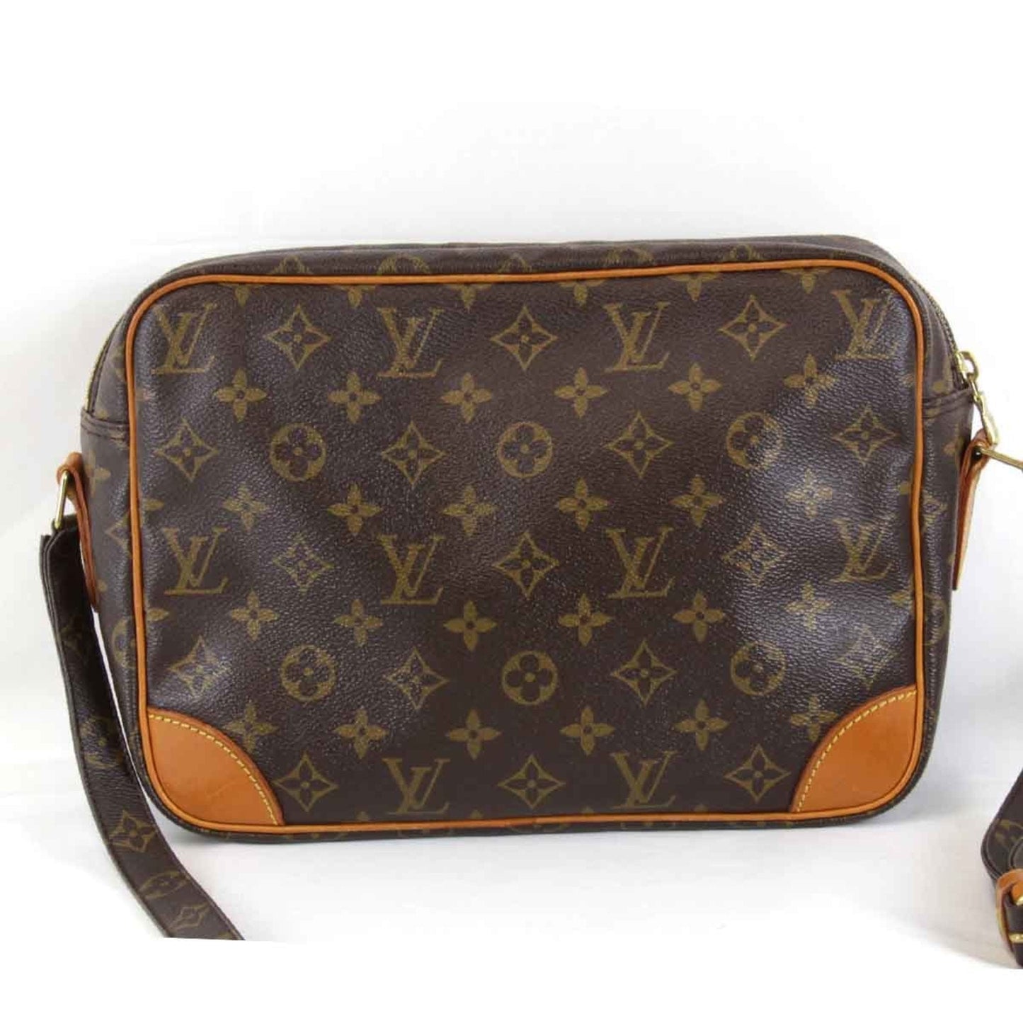 Louis Vuitton Brown Monogram Canvas Shoulder Bag