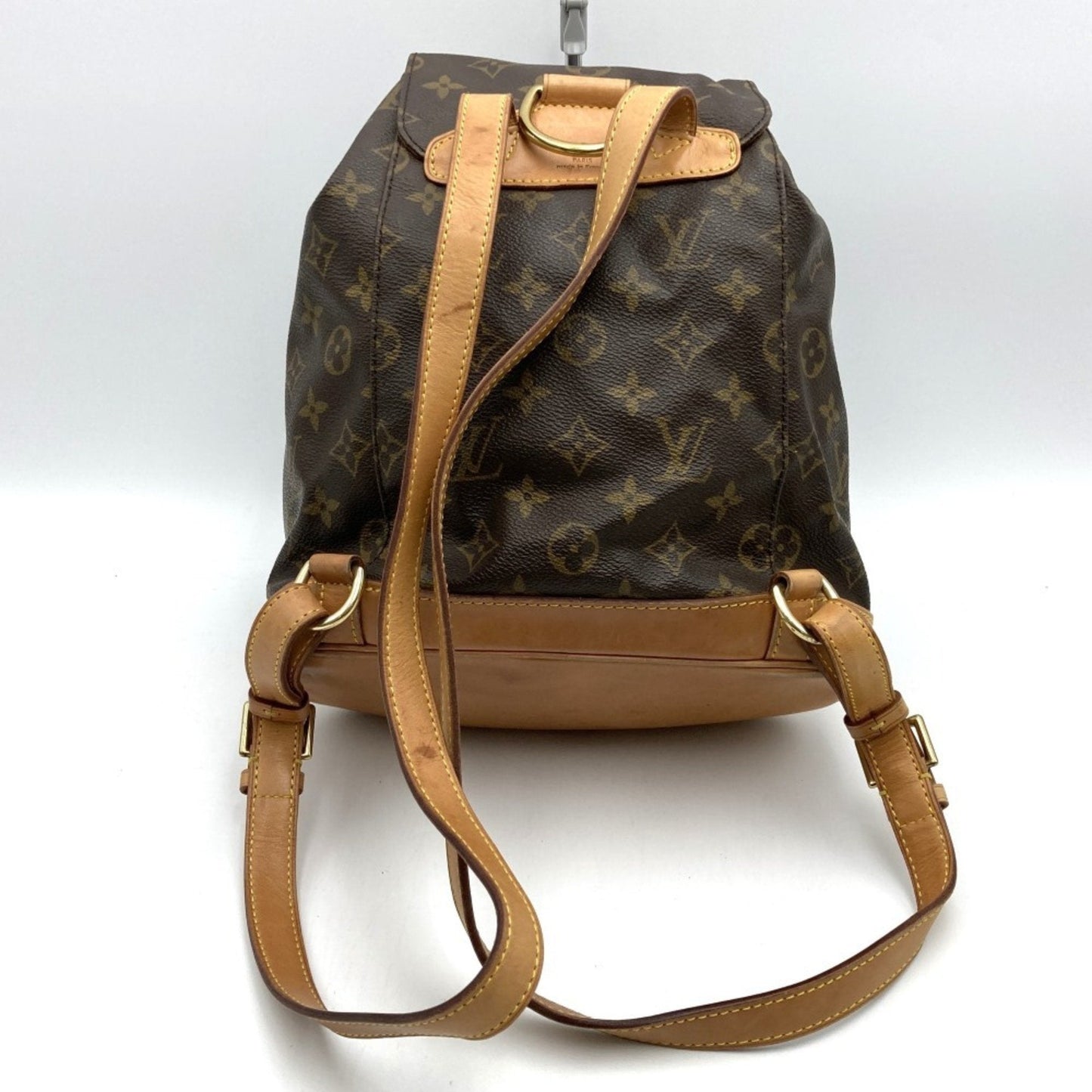 Louis Vuitton Brown Monogram Leather Backpack