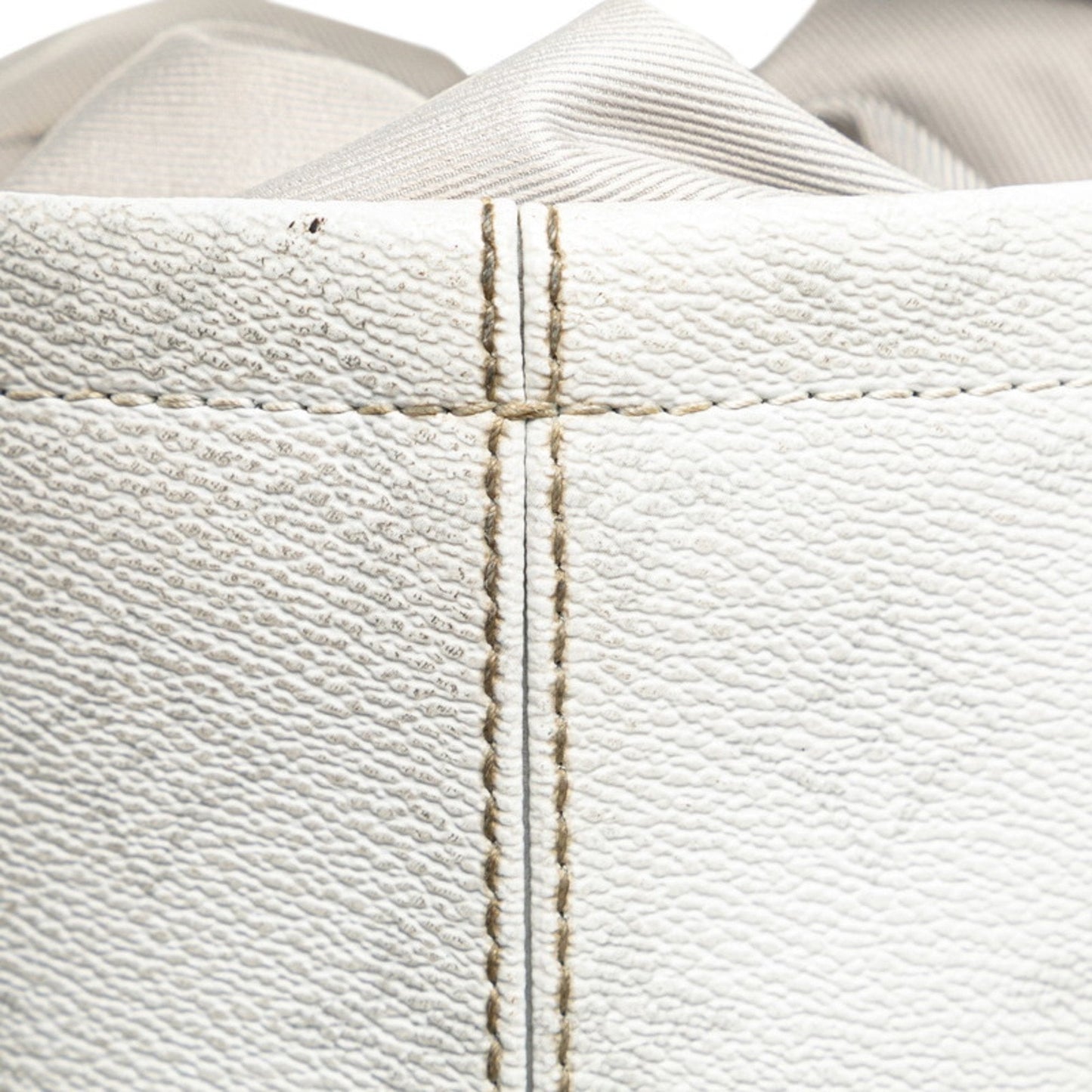 Louis Vuitton White Pvc Leather Shoulder Bag