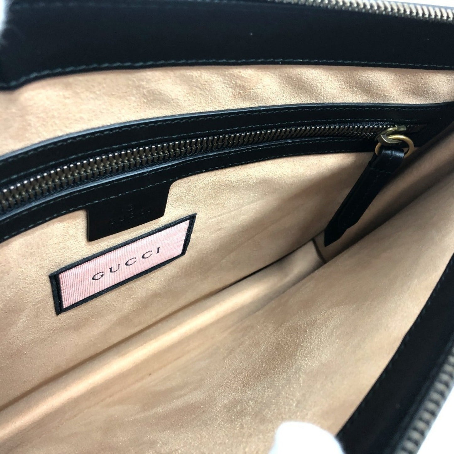 Gucci Black Multi-Color Leather Shoulder Bag