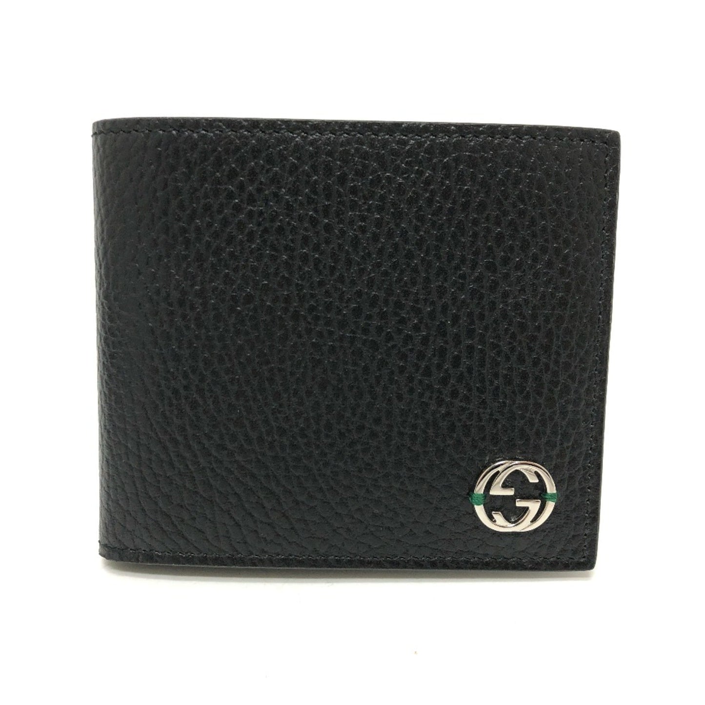 Gucci Black Leather Wallet (Bi-Fold) ()