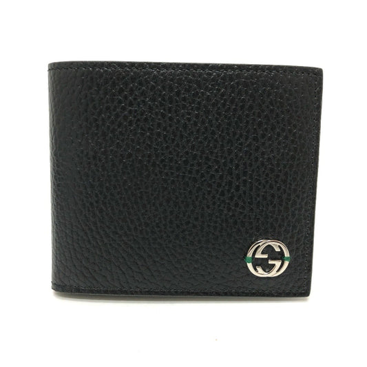 Gucci Black Leather Wallet (Bi-Fold) ()