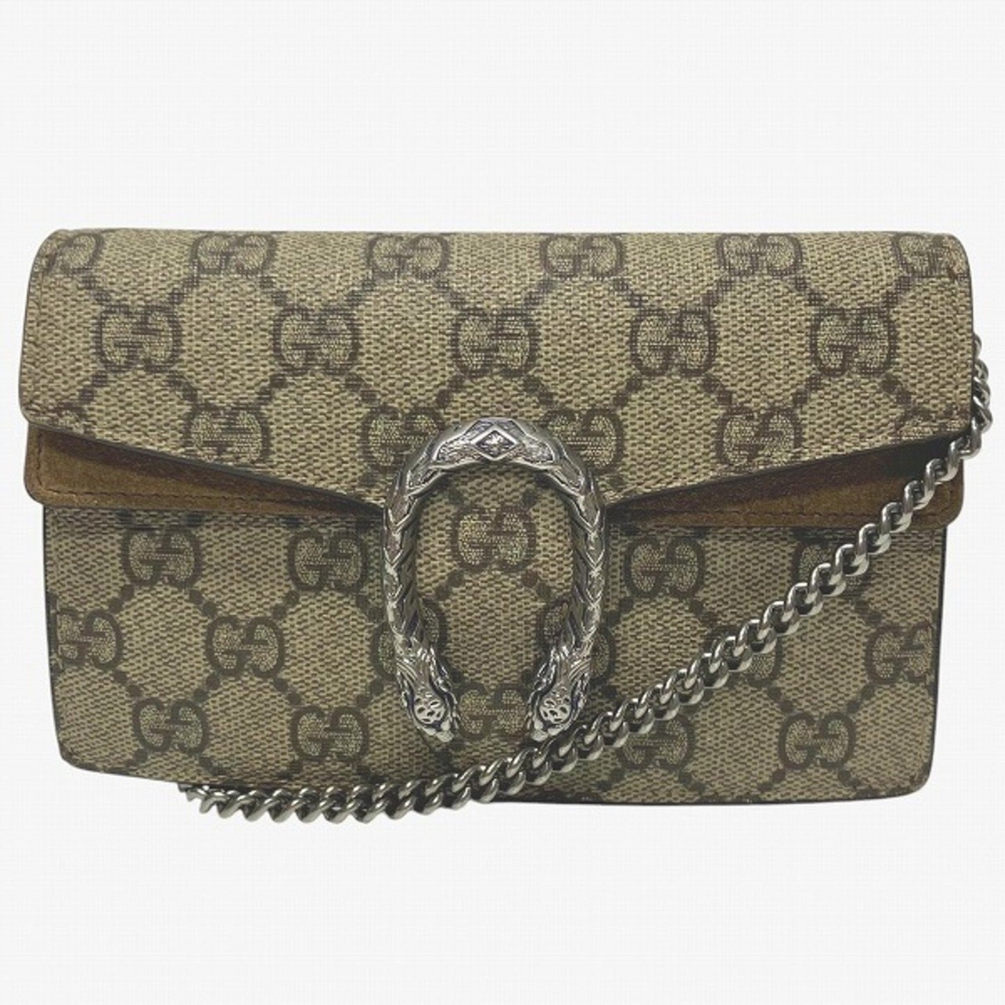 Gucci Brown Gg Supreme Shoulder Bag ()