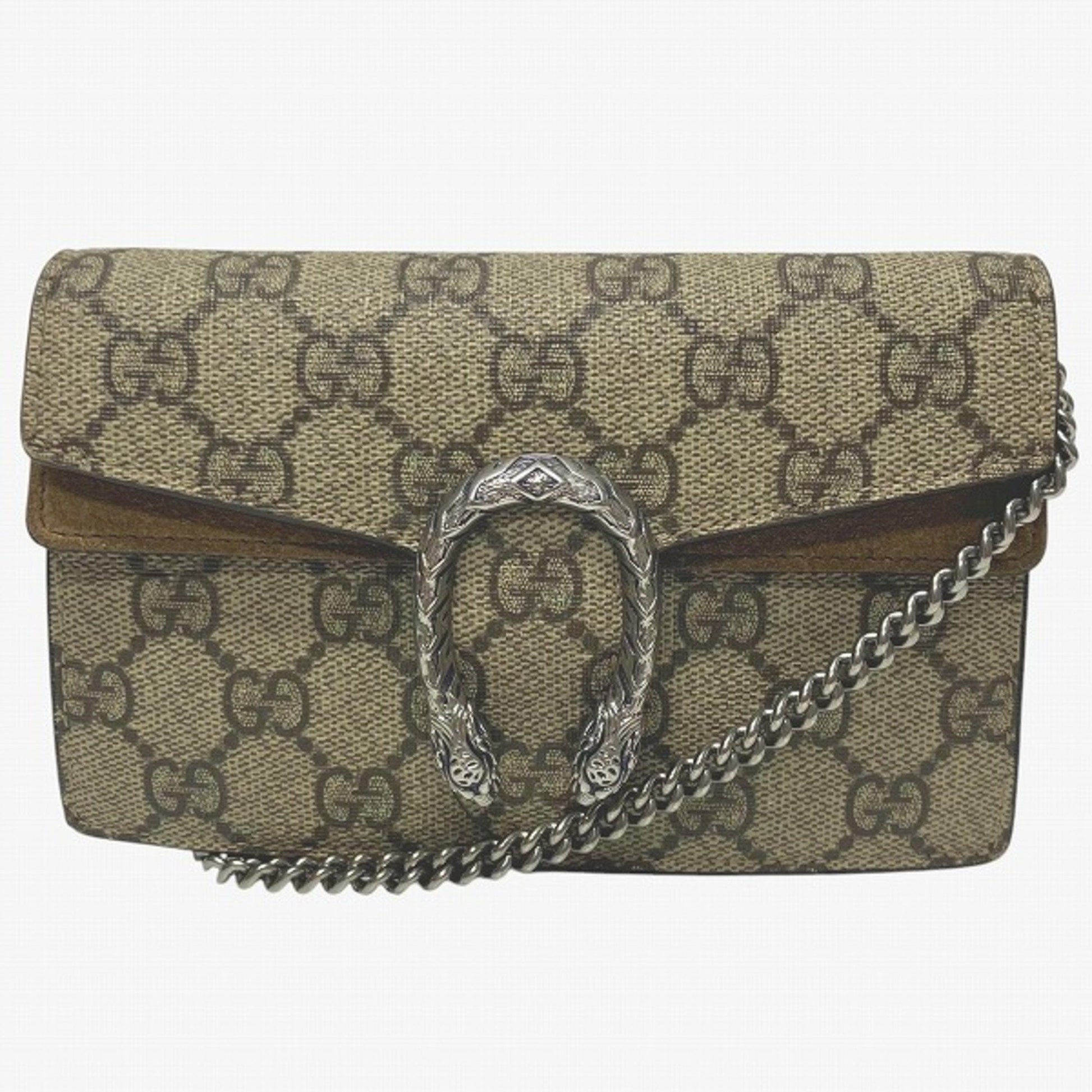 Gucci Brown Gg Supreme Shoulder Bag ()