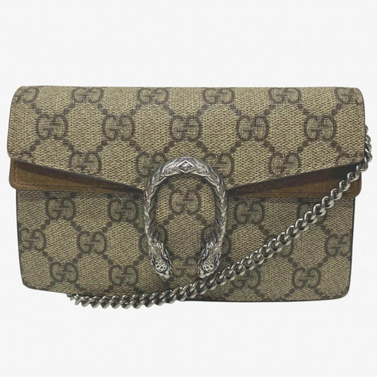 Gucci Brown Gg Supreme Shoulder Bag ()