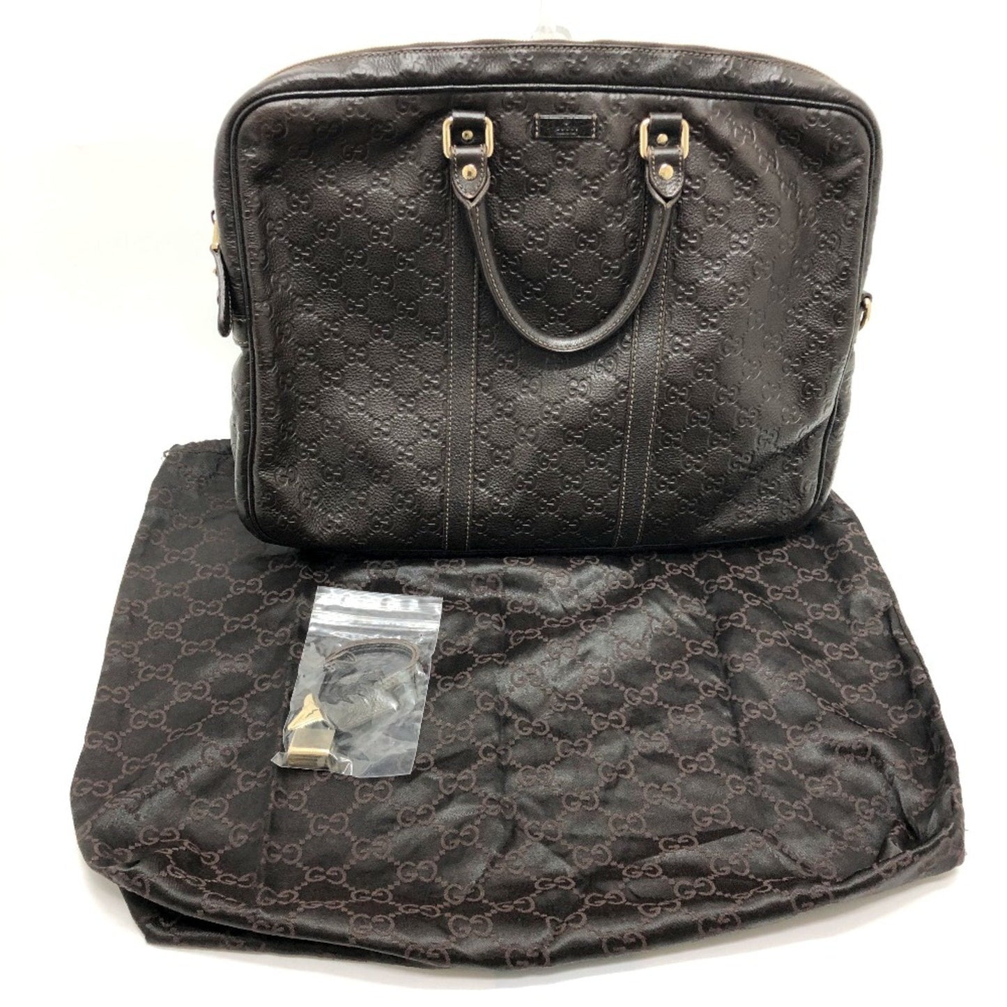Gucci Brown Leather Briefcase