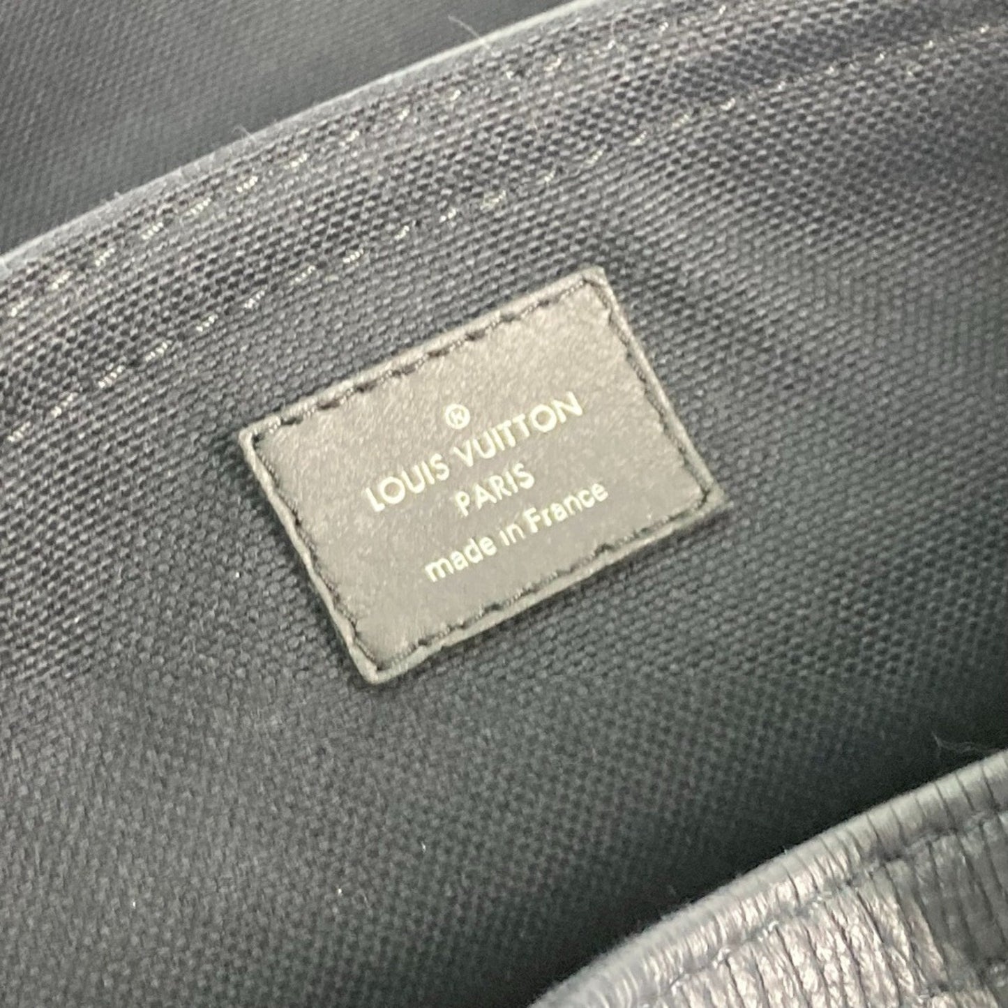 Louis Vuitton Navy Leather Backpack