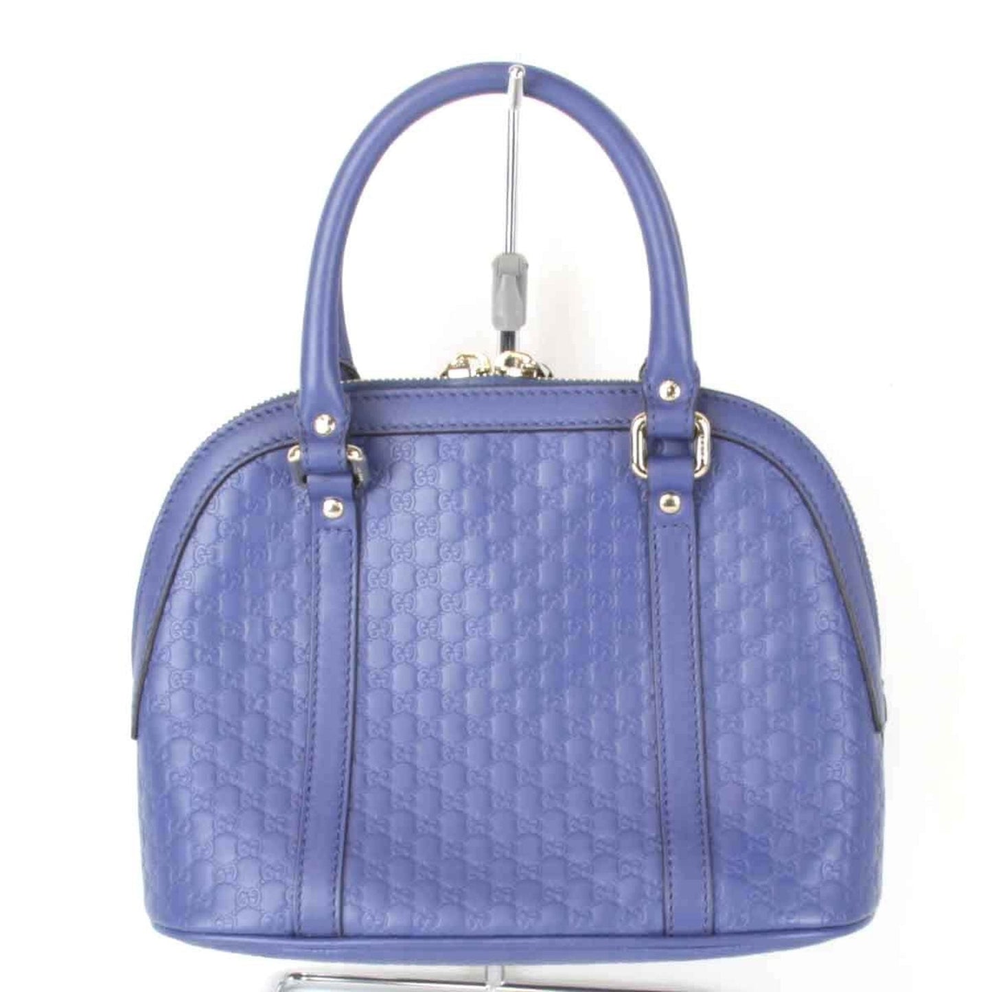 Gucci Blue Leather Handbag