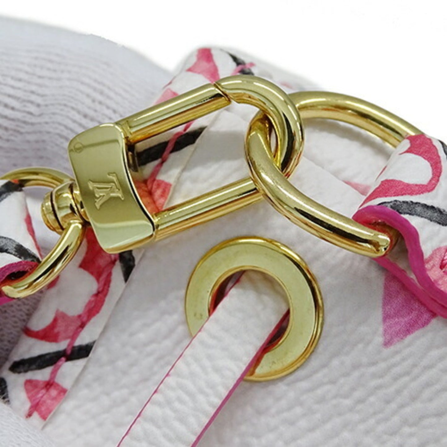 Louis Vuitton Monogram Pink White Monogram Handbag Shoulder Bag
