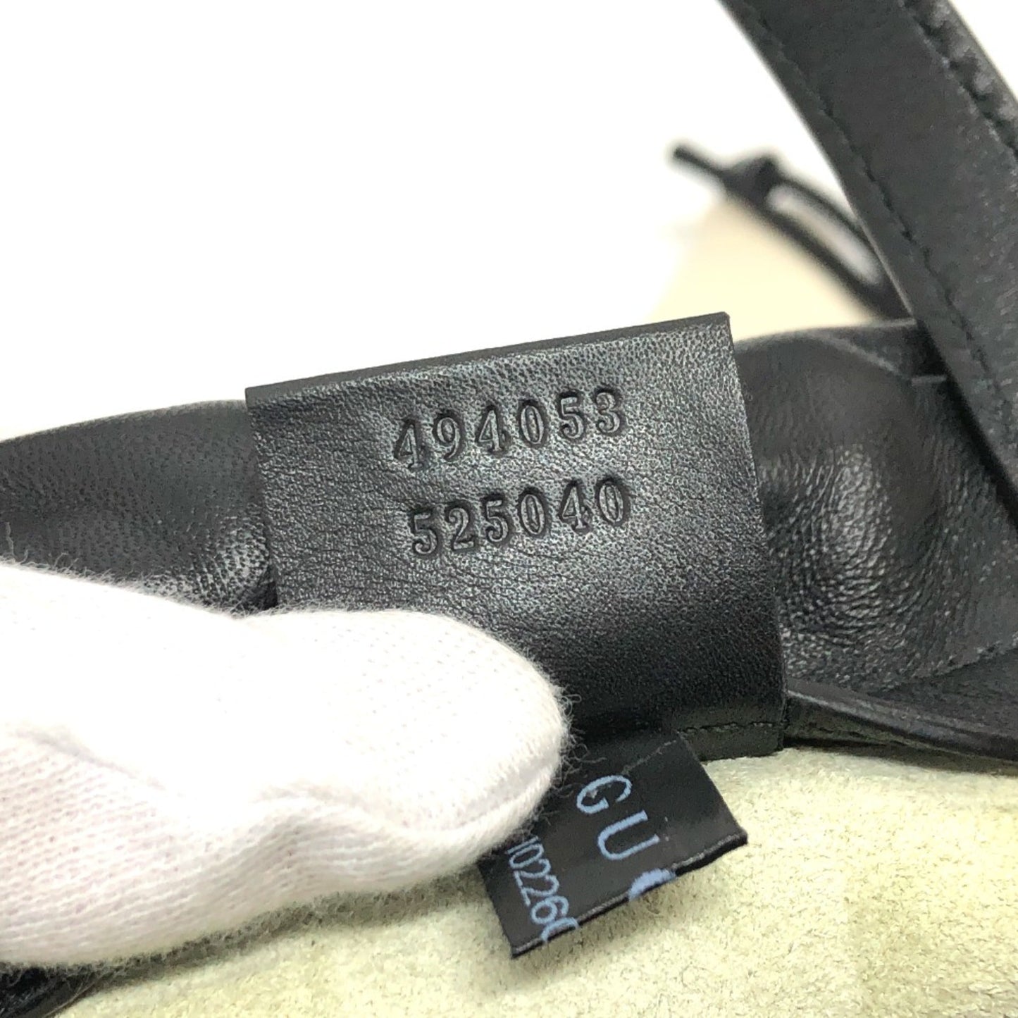 Gucci White Leather Backpack