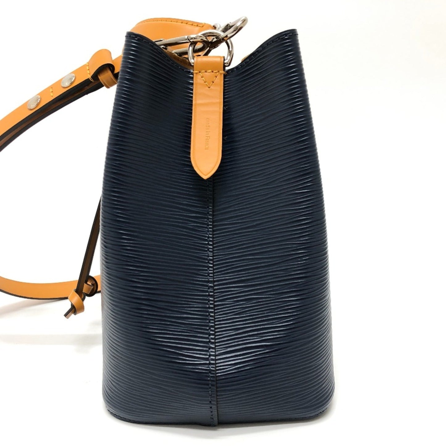 Louis Vuitton Navy Leather Shoulder Bag