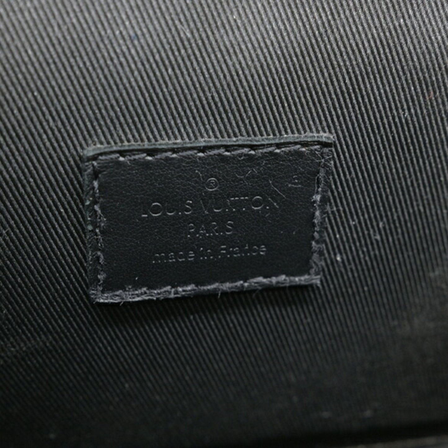 Louis Vuitton Black Leather Shoulder Bag
