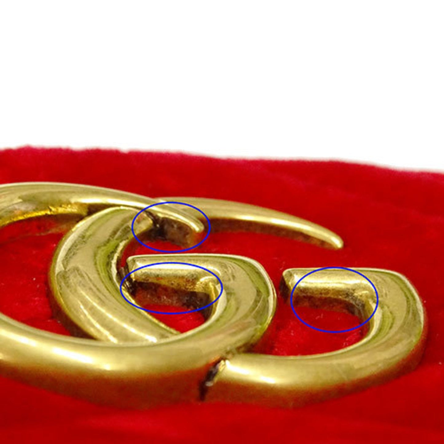 Gucci Red Color Leather Shoulder Bag