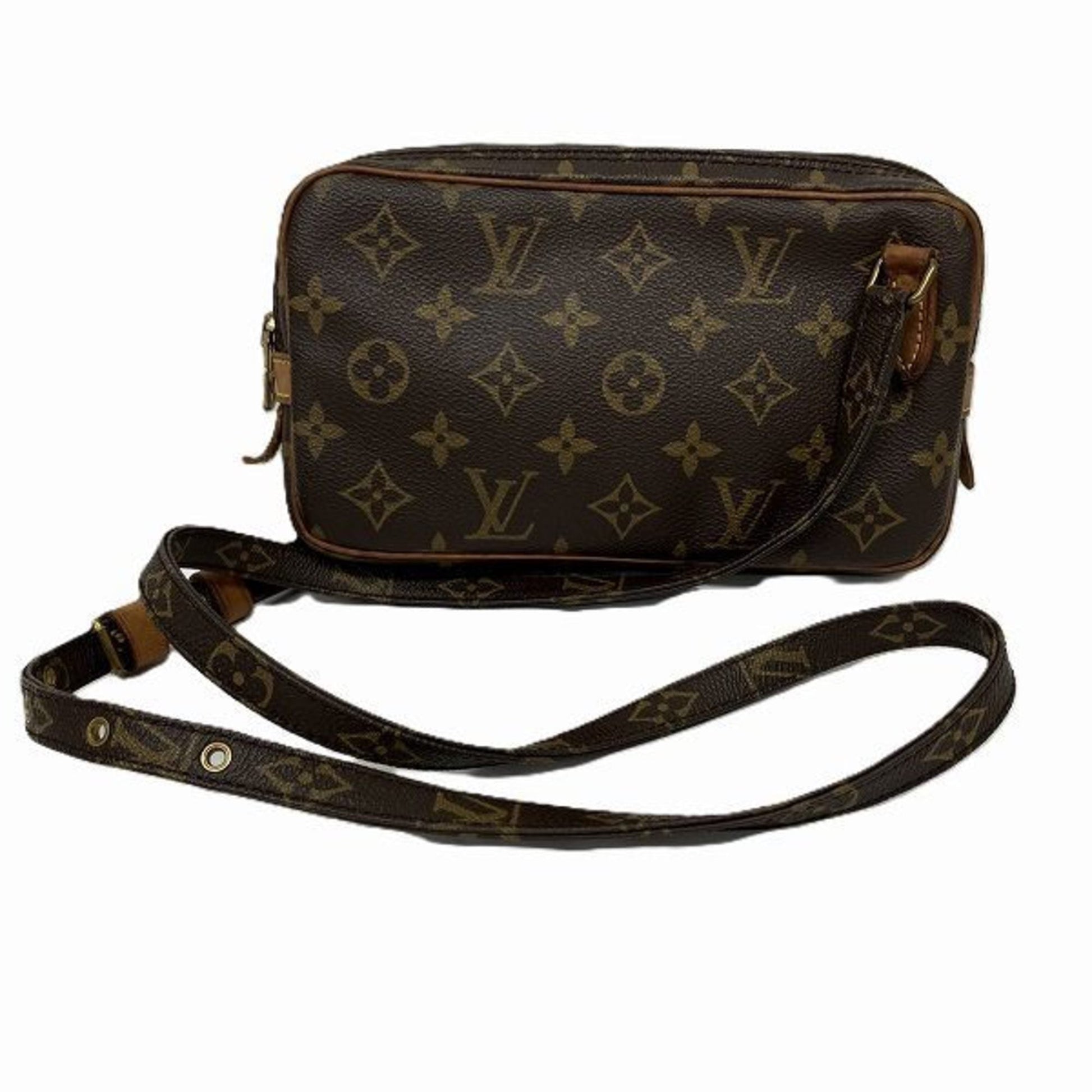 Louis Vuitton Brown Shoulder Bag ()