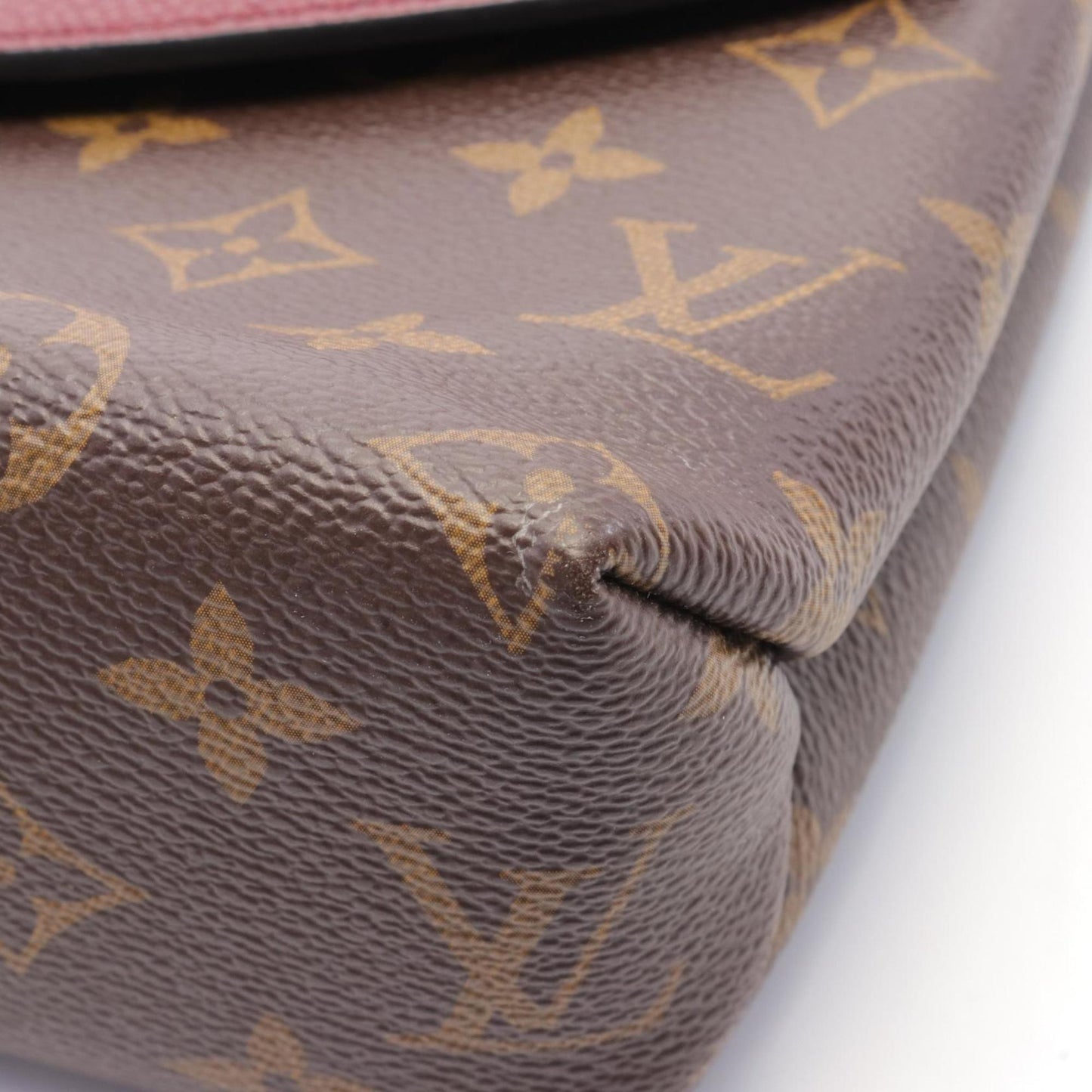 Louis Vuitton Bordeaux Brown Coated Canvas Monogram Pvc Leather Shoulder Bag