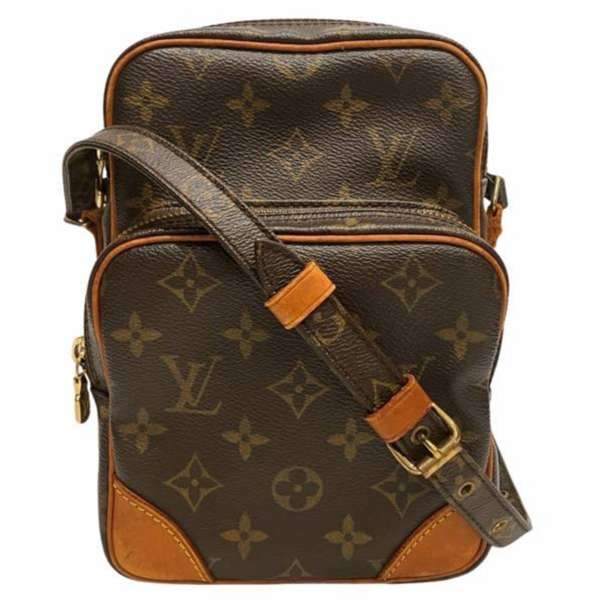 Louis Vuitton Brown Shoulder Bag ()