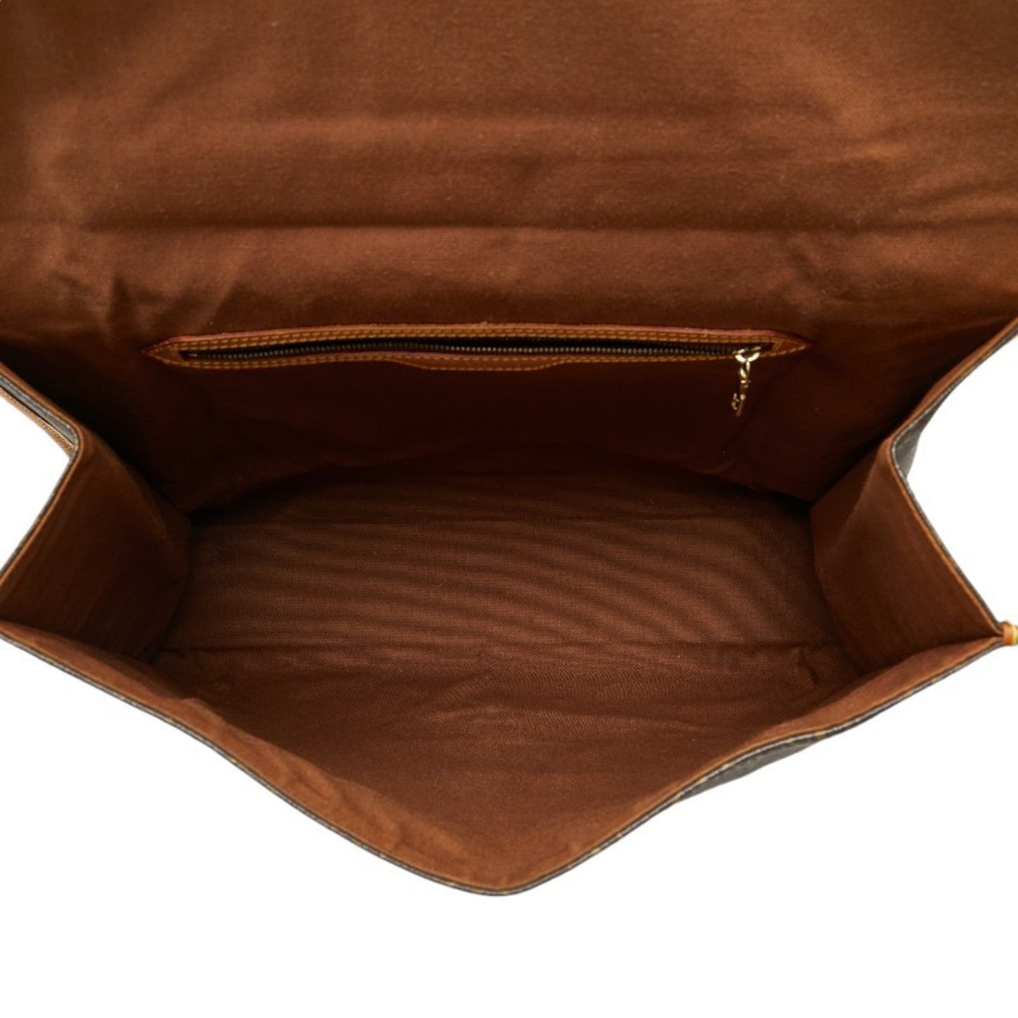 Louis Vuitton Brown Pvc Leather Handbag Shoulder Bag