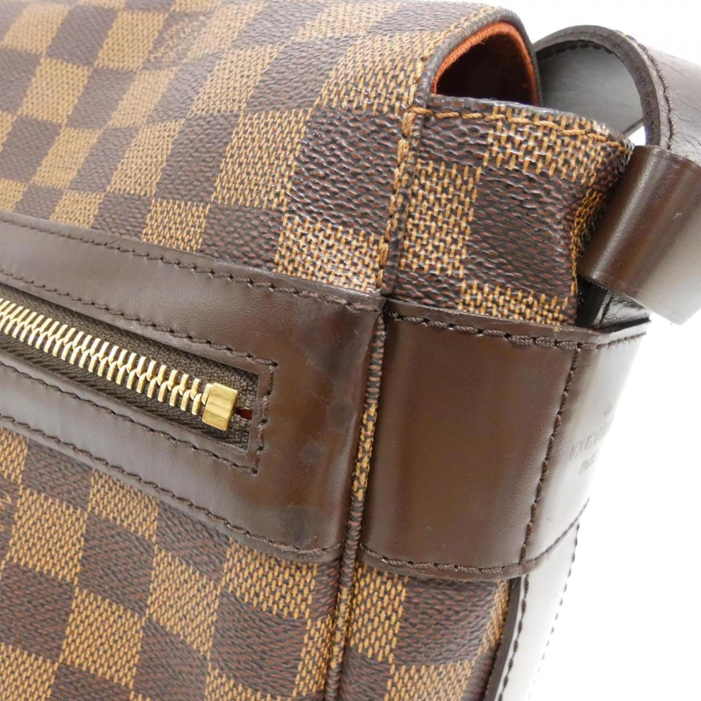 Louis Vuitton Brown Ebene Coated Canvas Shoulder Bag