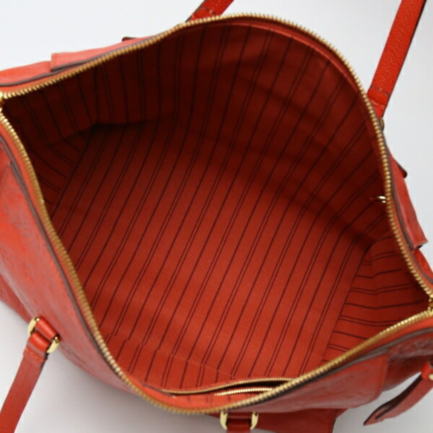 Louis Vuitton Red Color Monogram Empreinte Shoulder Bag Tote Bag