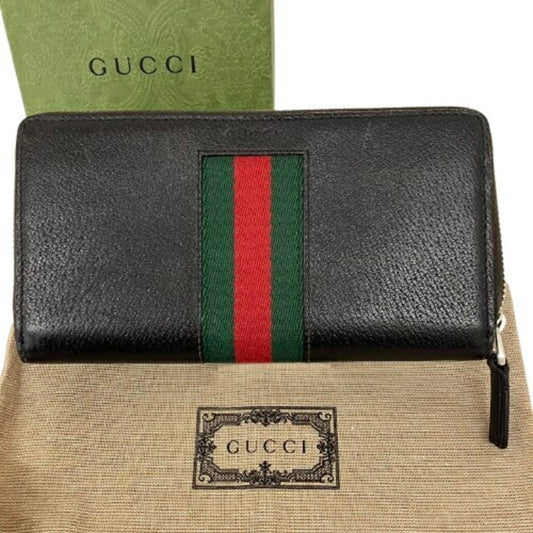 Gucci Brown Long Wallet (Bi-Fold) ()