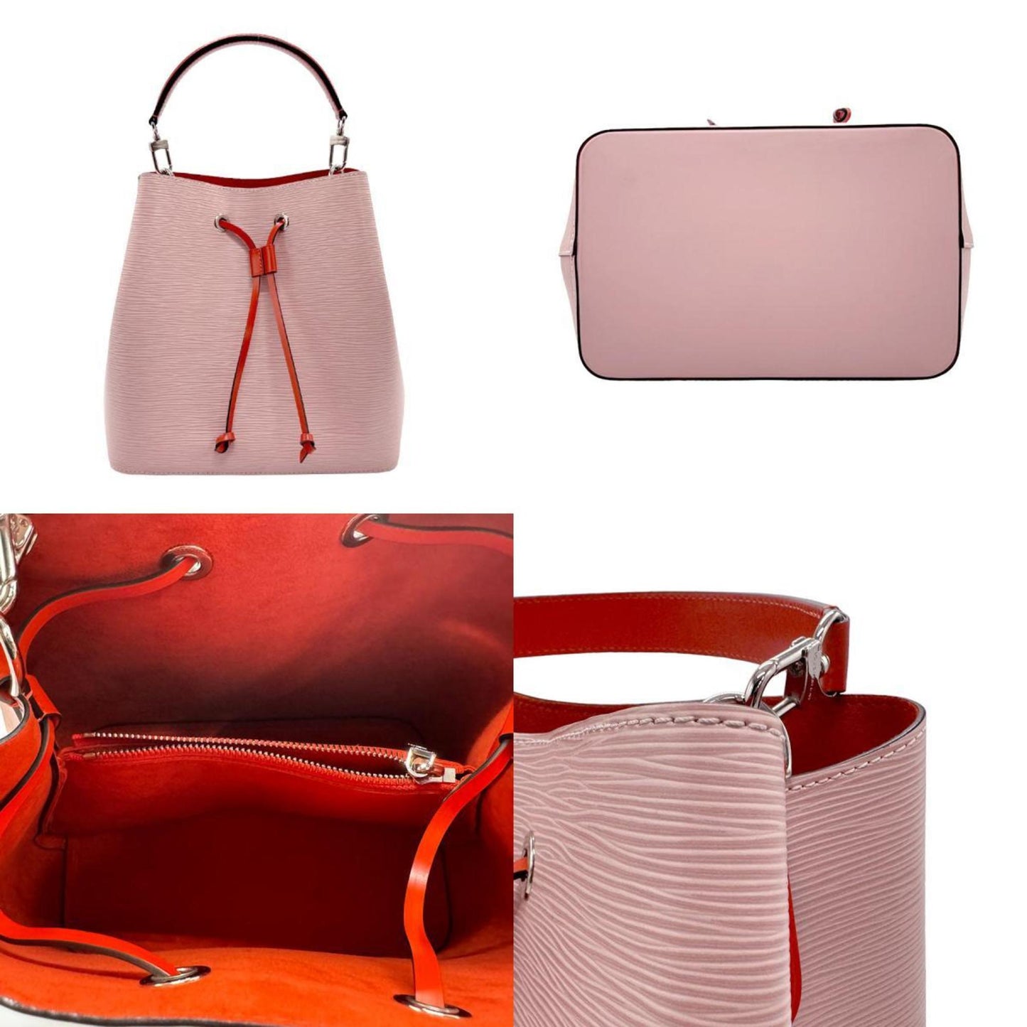 Louis Vuitton Rose Ballerine Epi Leather Handbag Shoulder Bag