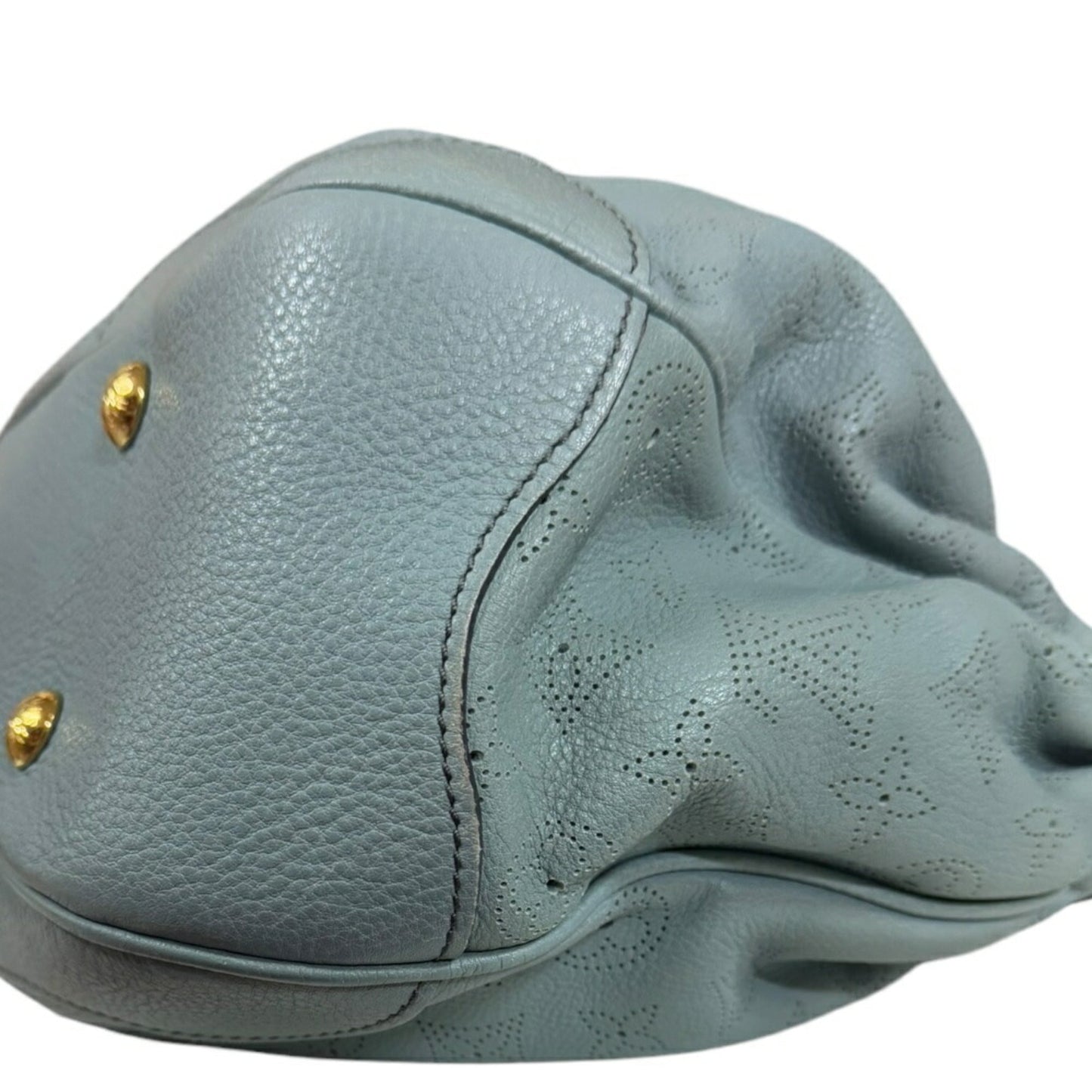 Louis Vuitton Blue Blue Ciel Mahina Leather Monogram Shoulder Bag