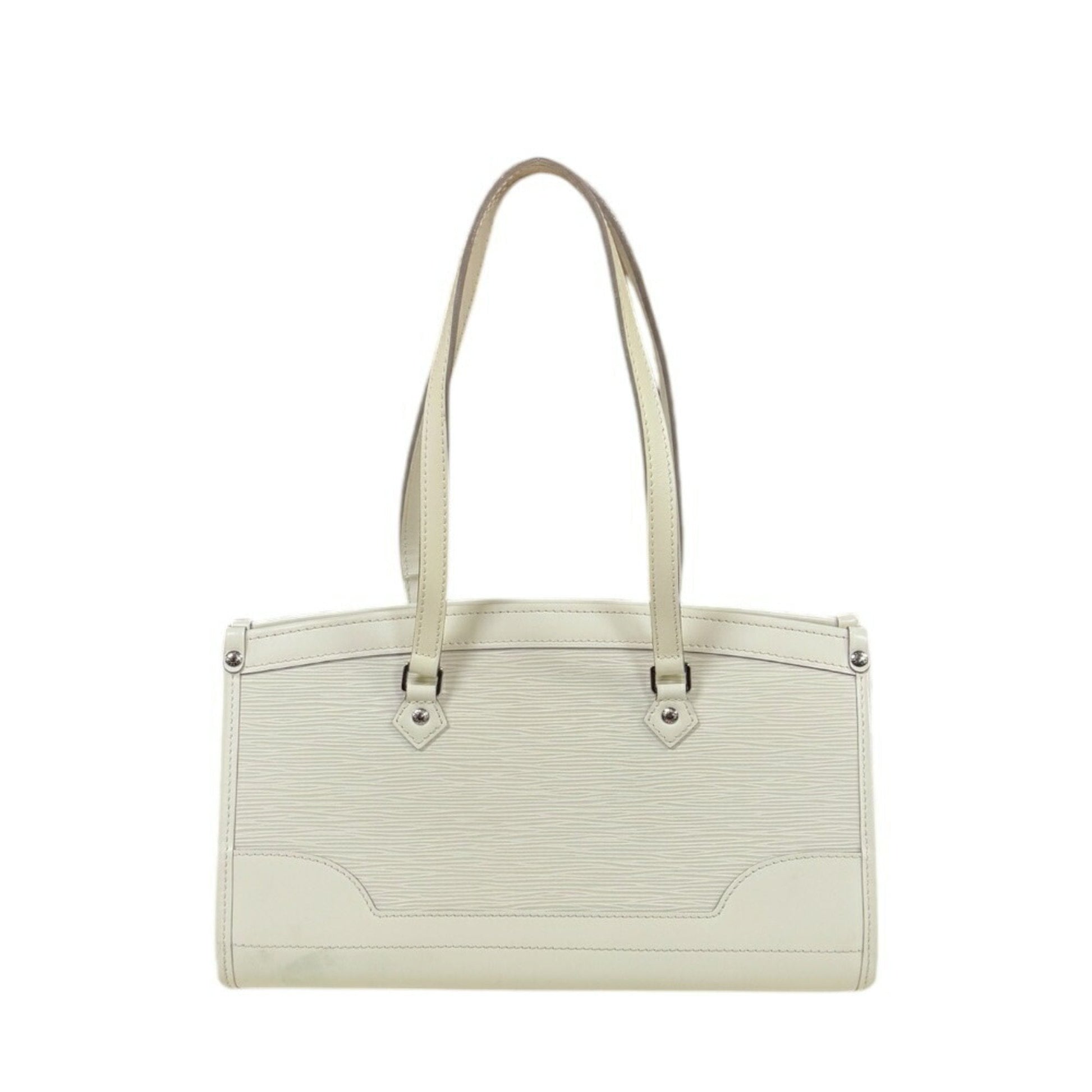 Louis Vuitton Epi Lv Off White White Epi Leather Shoulder Bag ()