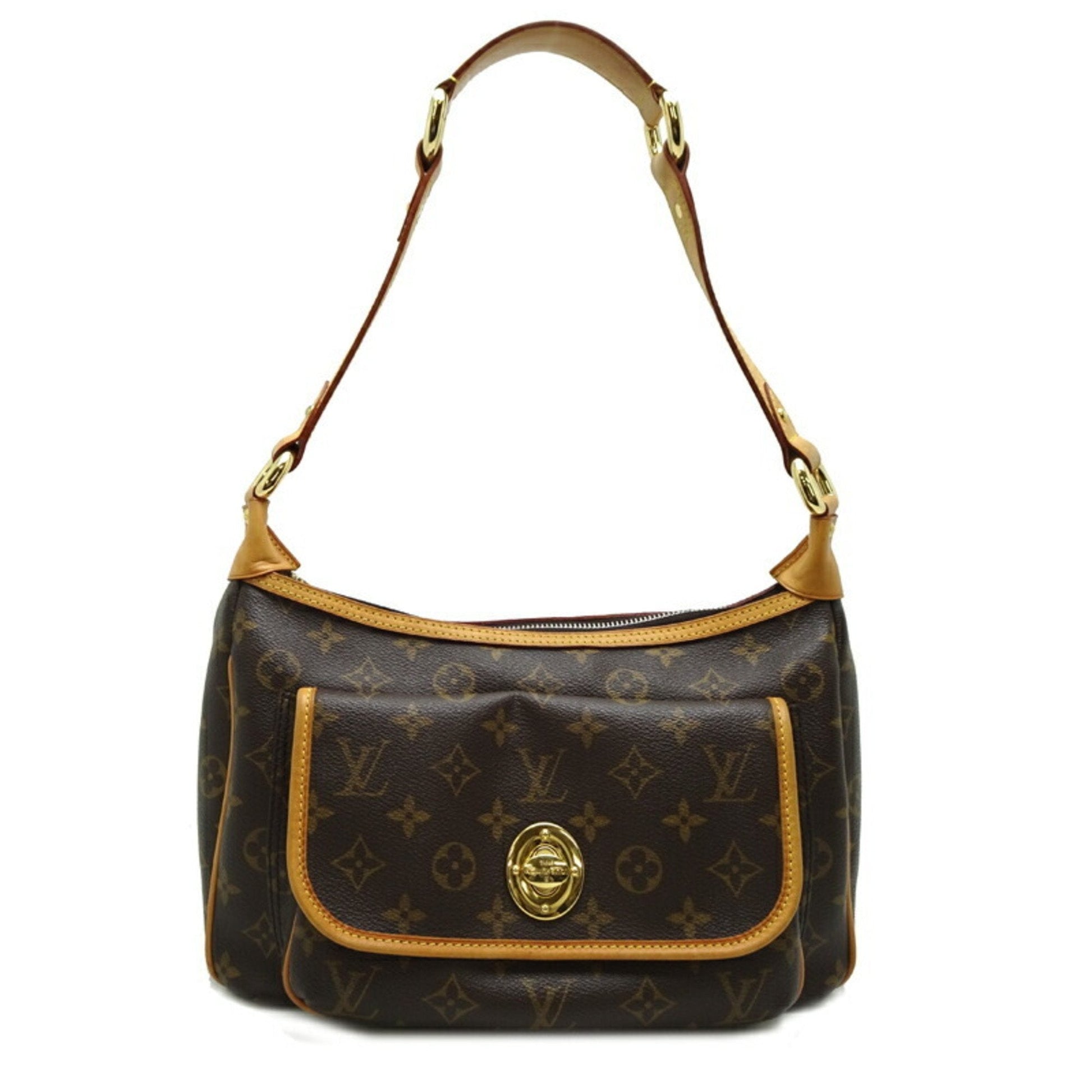 Louis Vuitton Brown Monogram Shoulder Bag ()