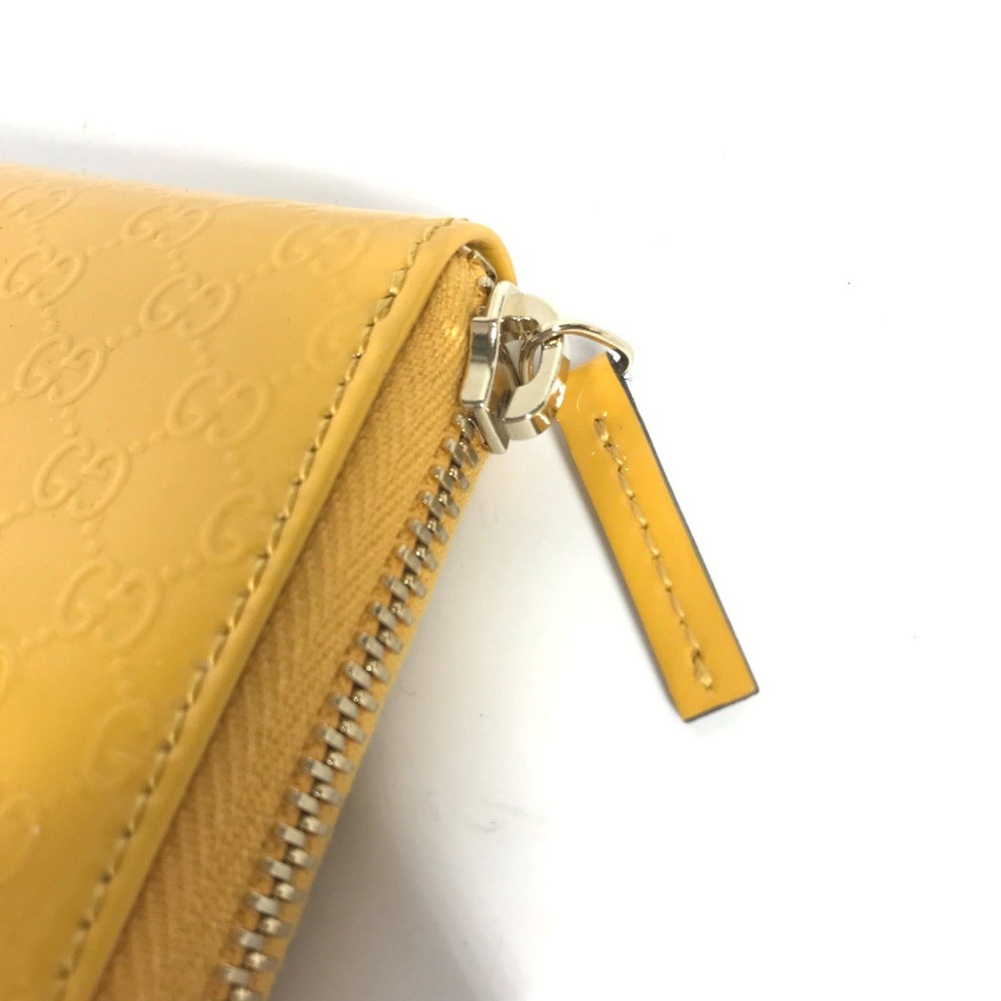 Gucci Yellow Patent Leather Coin Purse/Coin Case