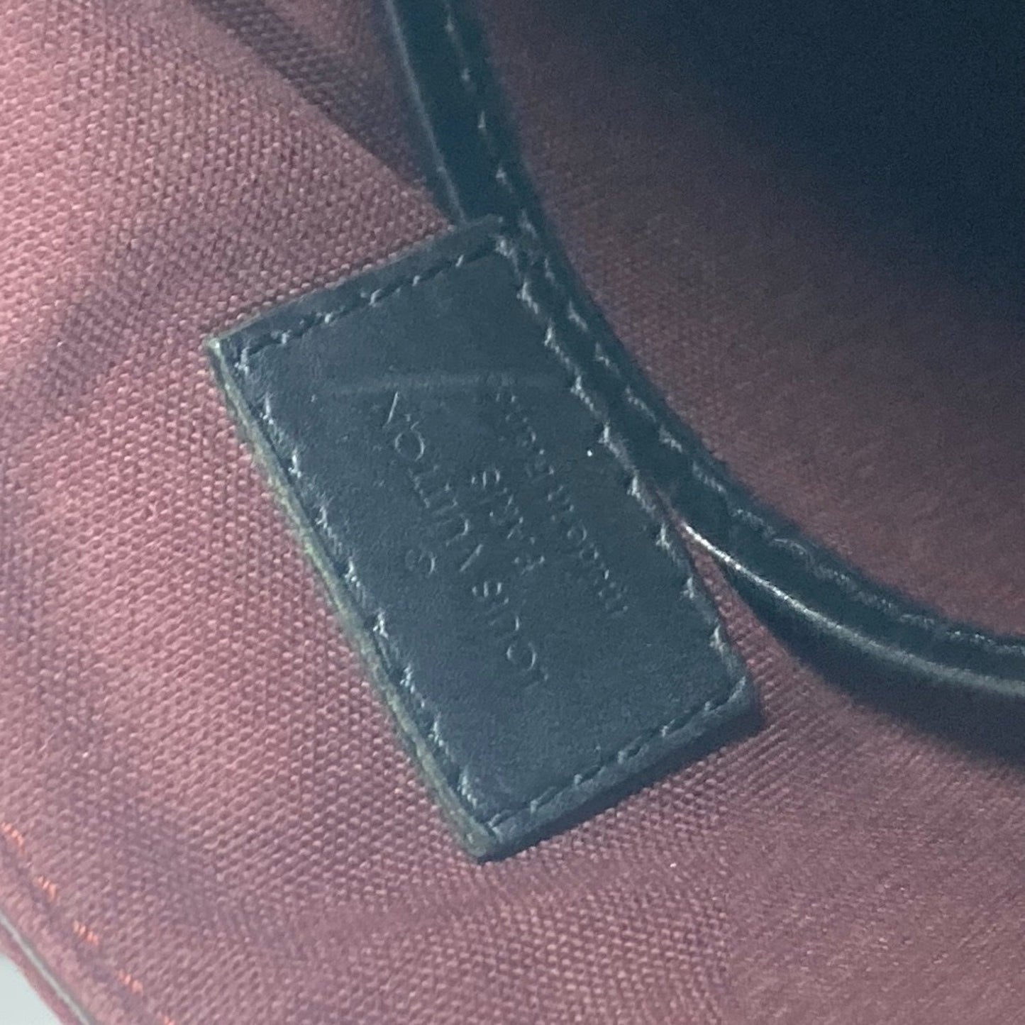 Louis Vuitton Black Brown Canvas Pochette Shoulder Bag