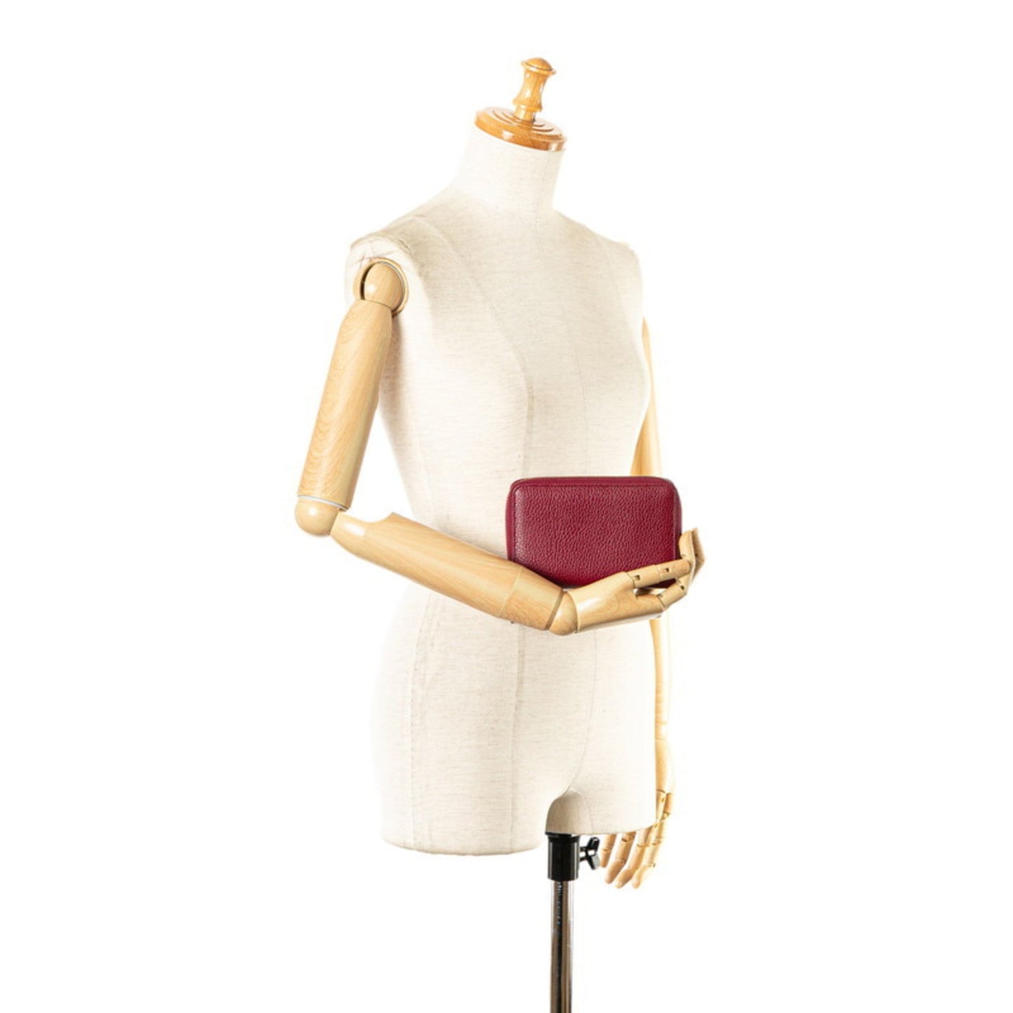 Gucci Wine Leather Long Wallet (Bi-Fold)