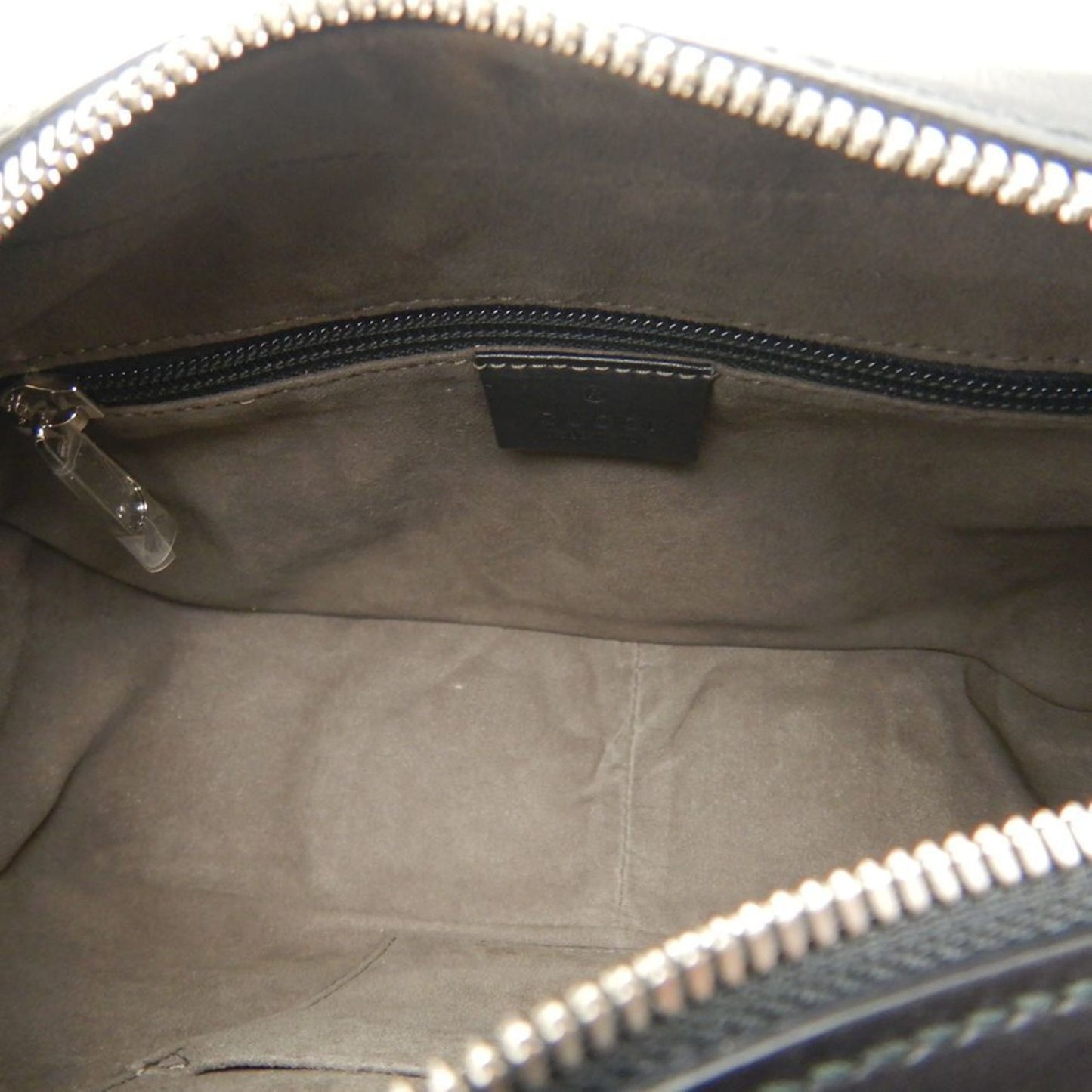 Gucci Beige Black Gg Supreme Canvas Shoulder Bag