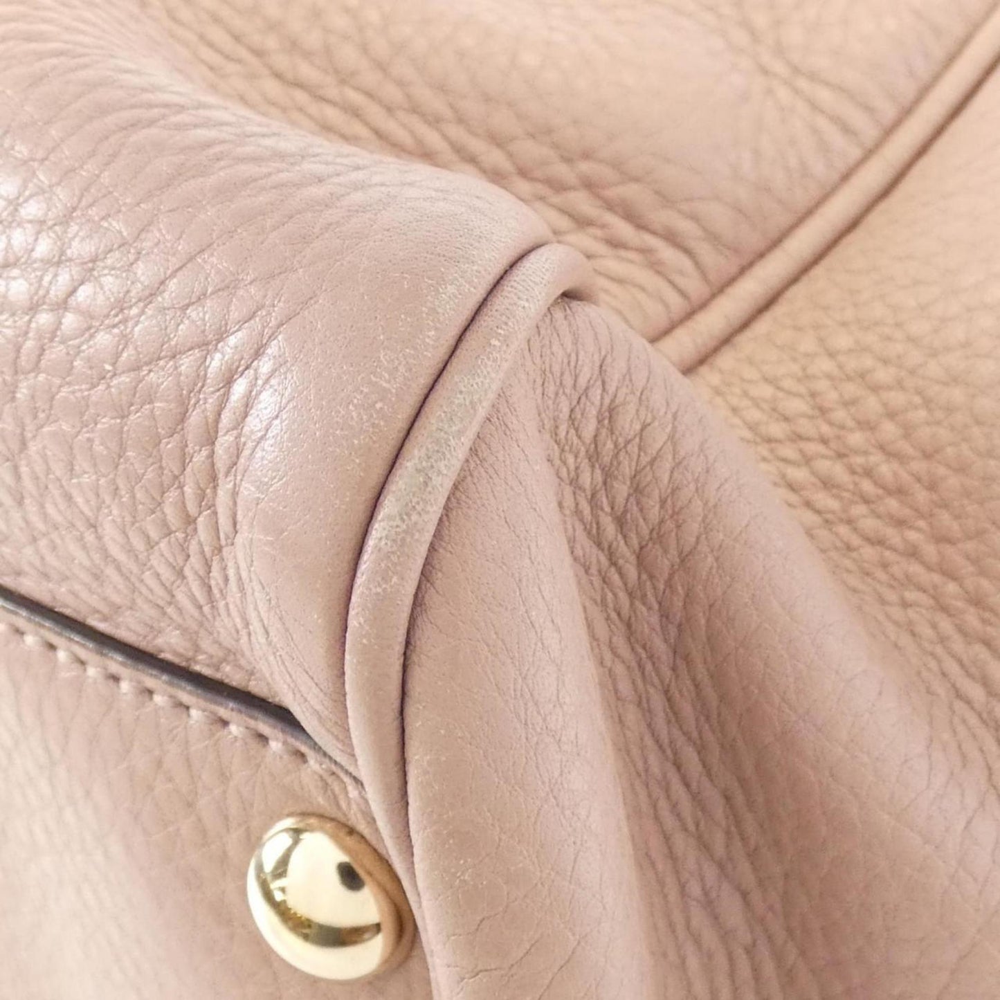 Gucci Bamboo Light Pink Leather Handbag