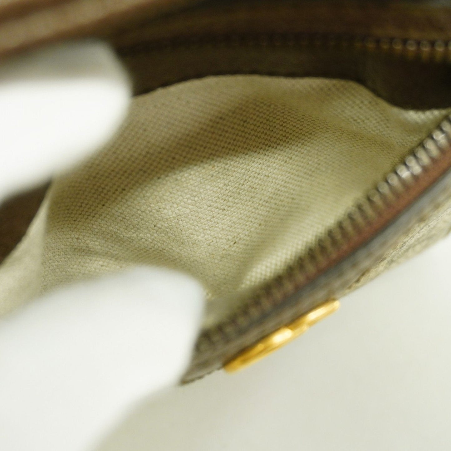 Gucci Brown Pvc Leather Shoulder Bag