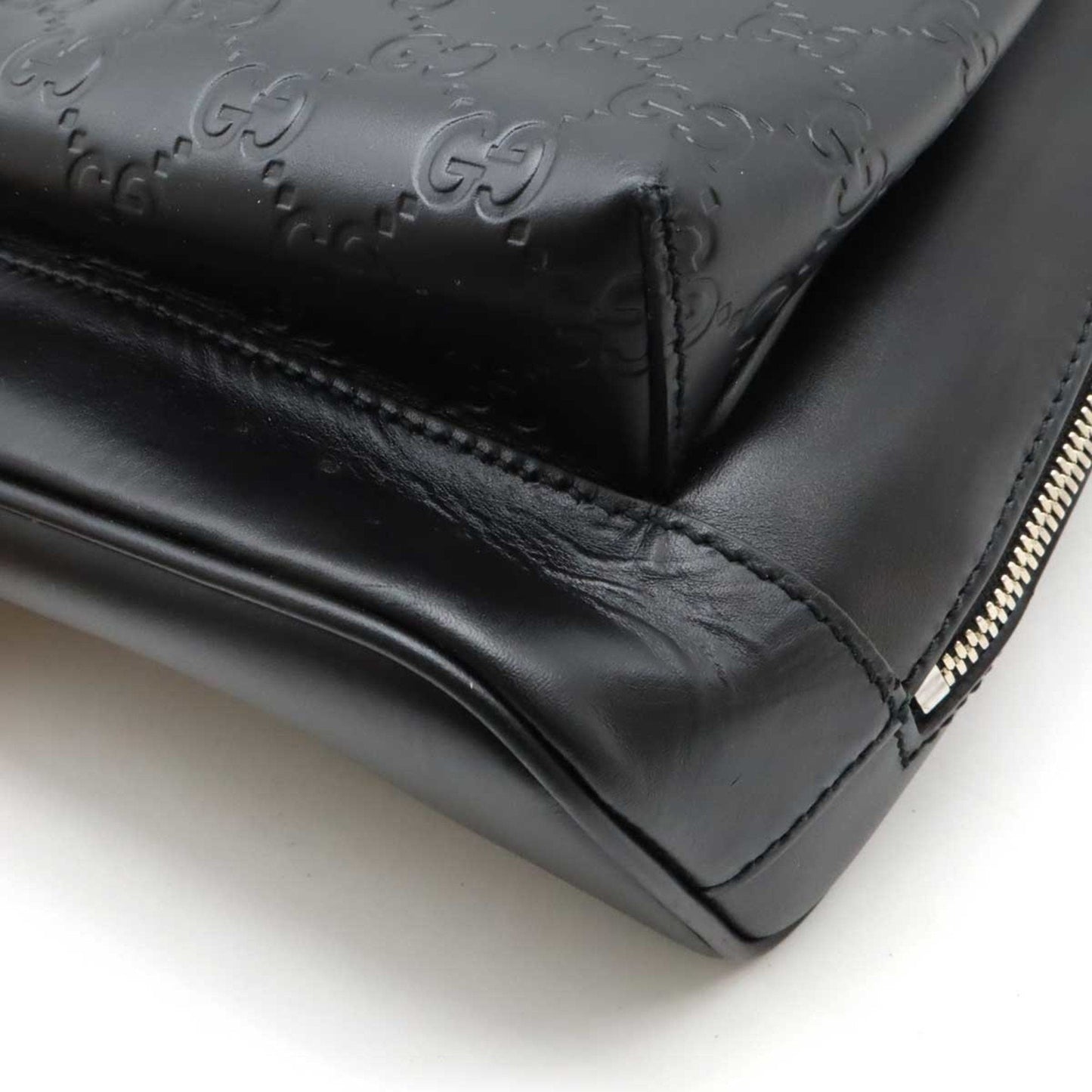 Gucci Black Leather Shoulder Bag Sling Bag