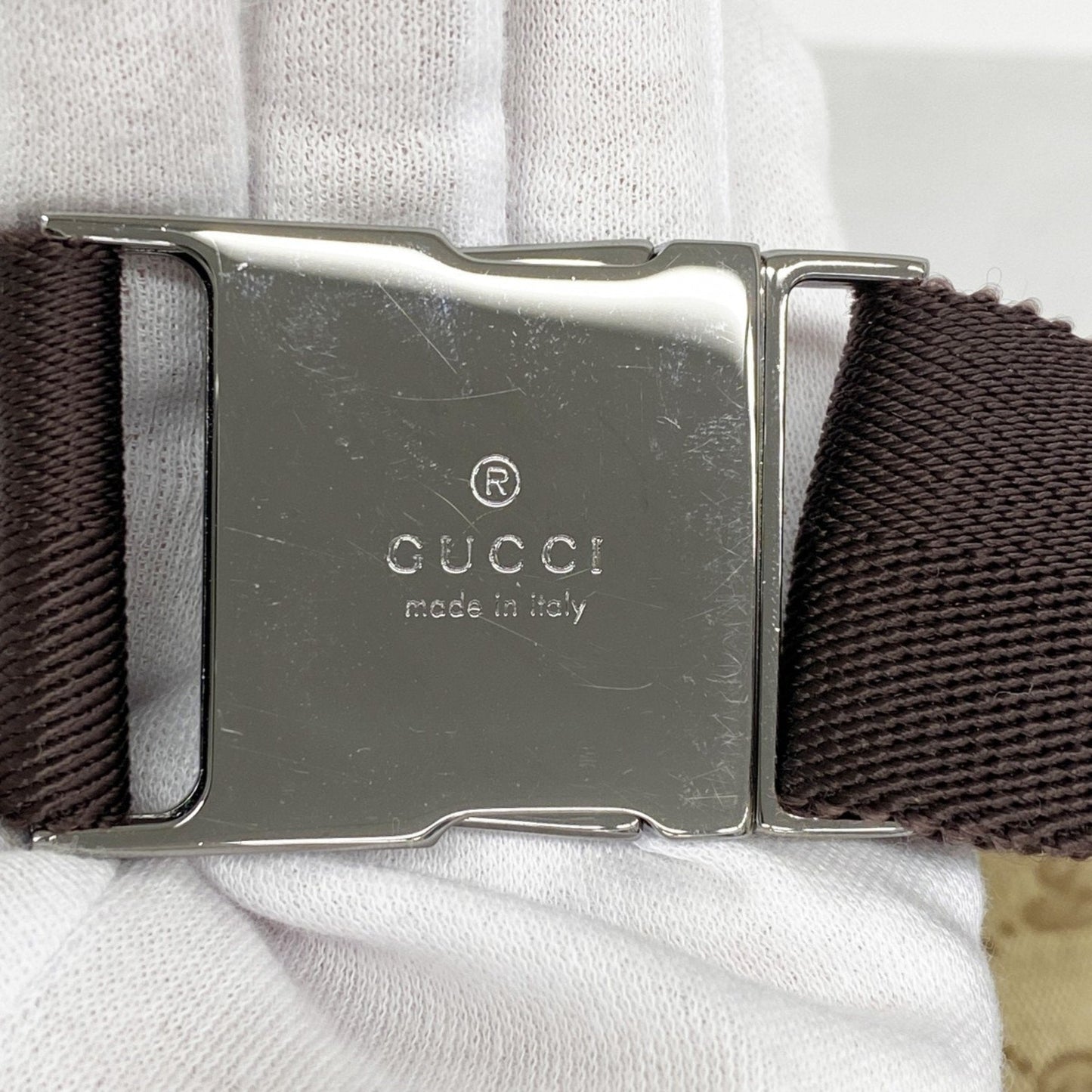 Gucci Brown Canvas Fanny Pack