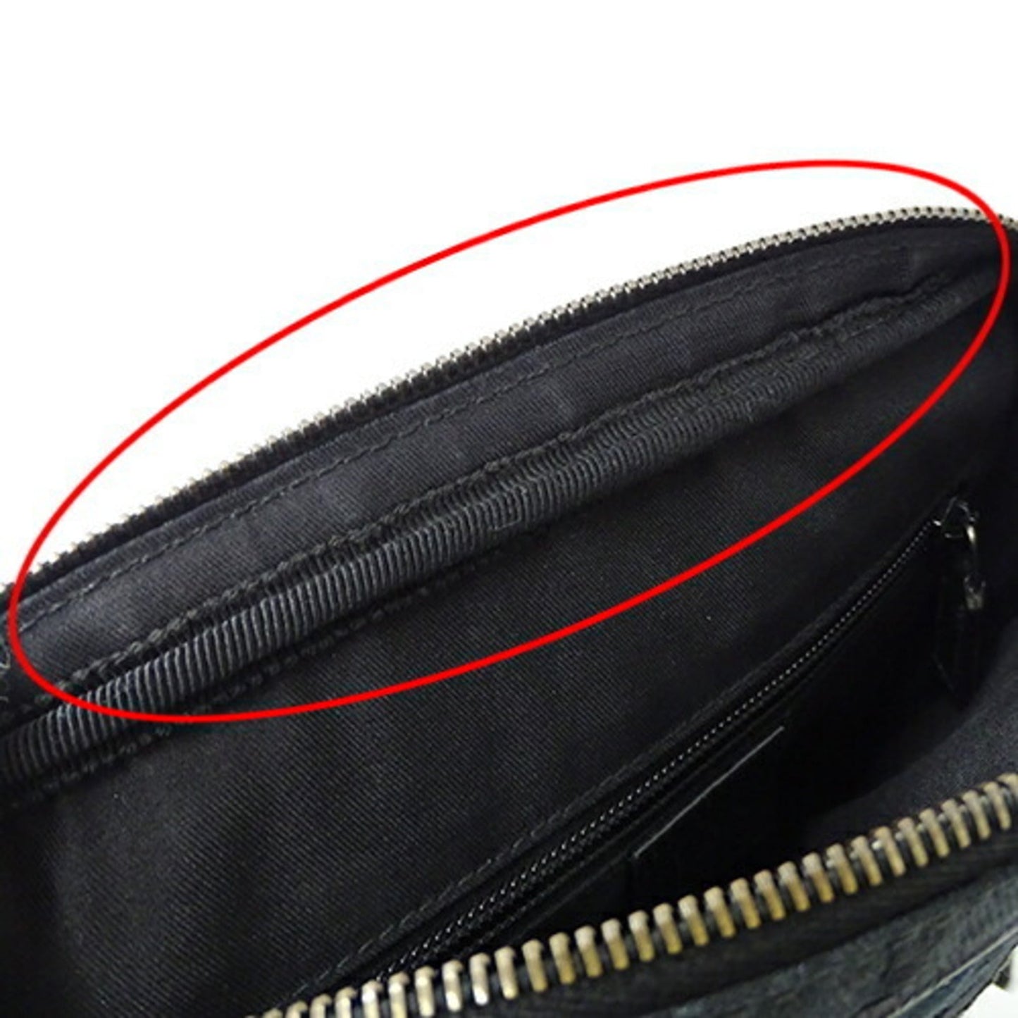 Gucci Black Gg Canvas Shoulder Bag