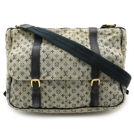 Louis Vuitton Blue Monogram Canvas Shoulder Bag ()