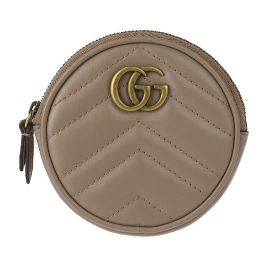 Gucci Brown Leather Coin Purse/Coin Case ()