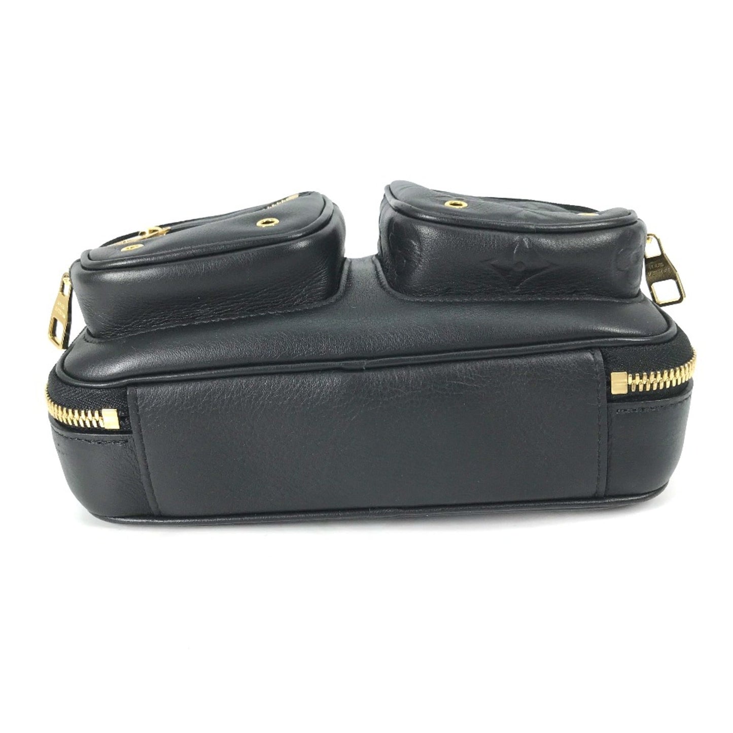 Louis Vuitton Black Leather Shoulder Bag
