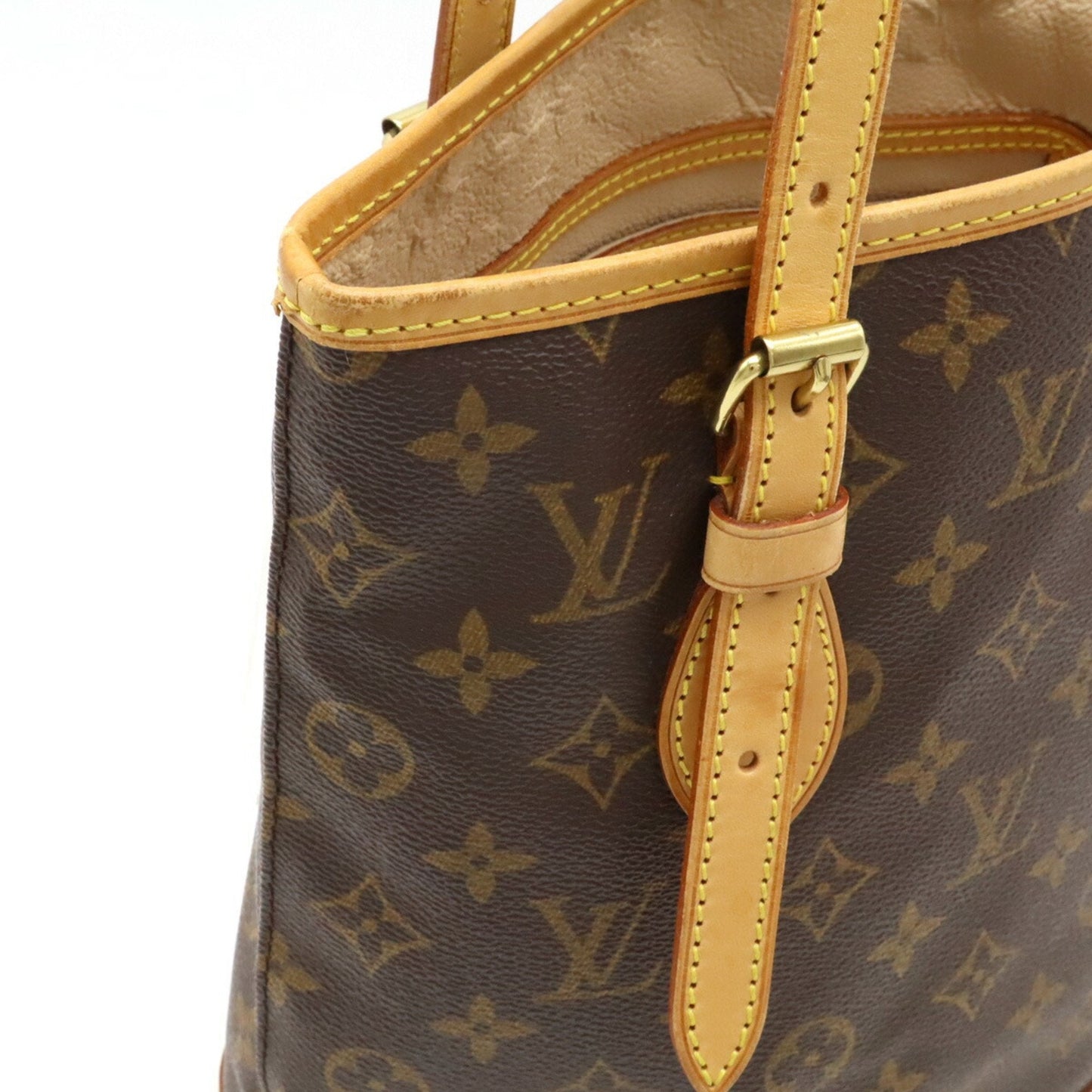 Louis Vuitton Brown Monogram Pouch Shoulder Bag Tote Bag