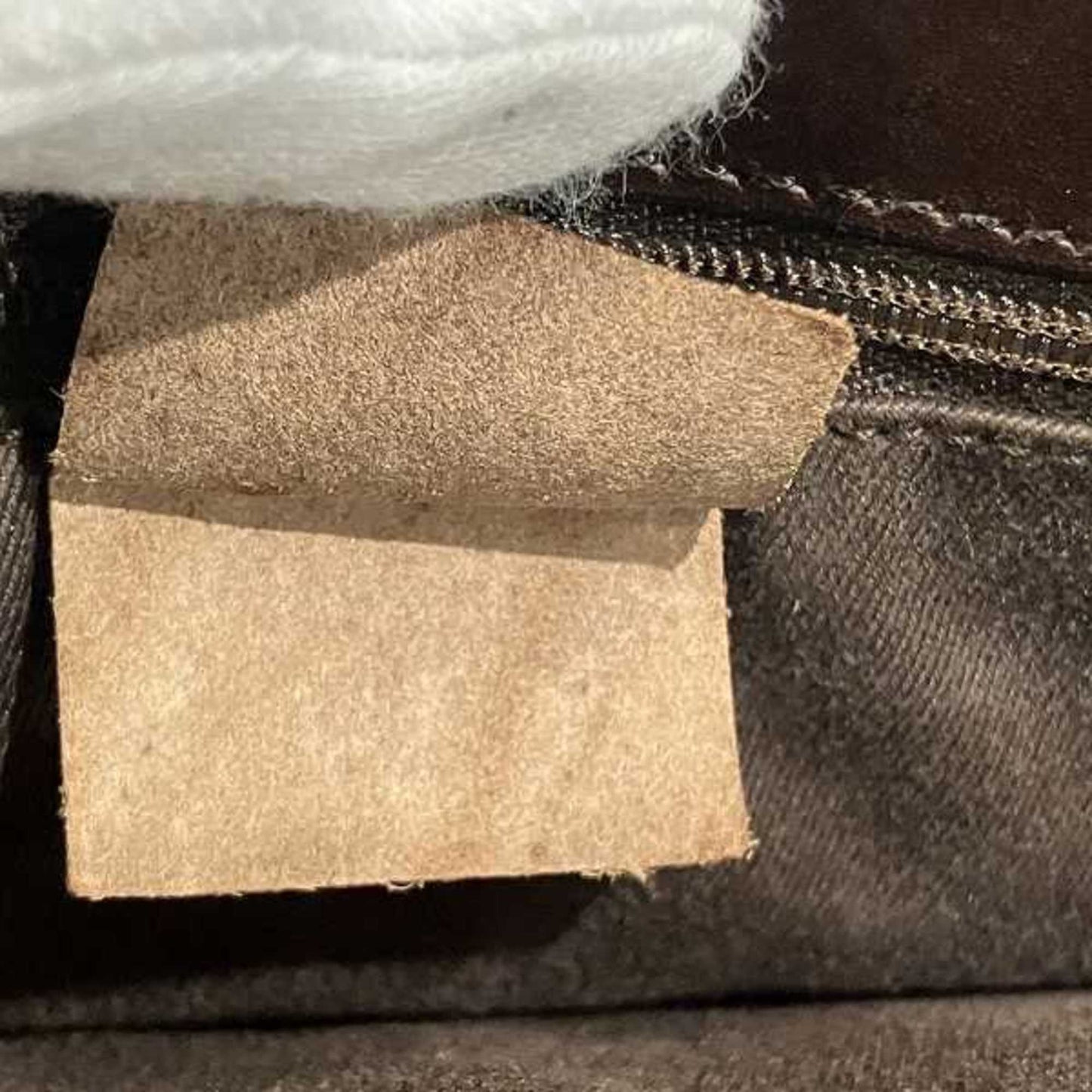 Gucci Gg Canvas Brown Canvas Leather Handbag
