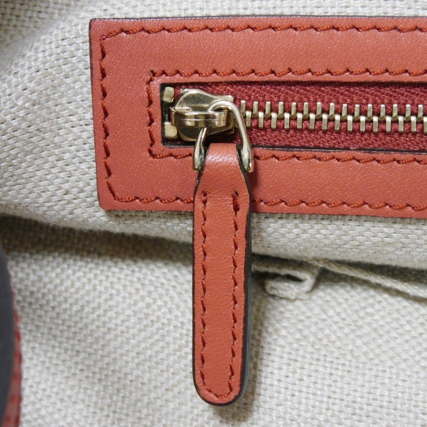 Gucci Beige Linen Shoulder Bag Tote Bag