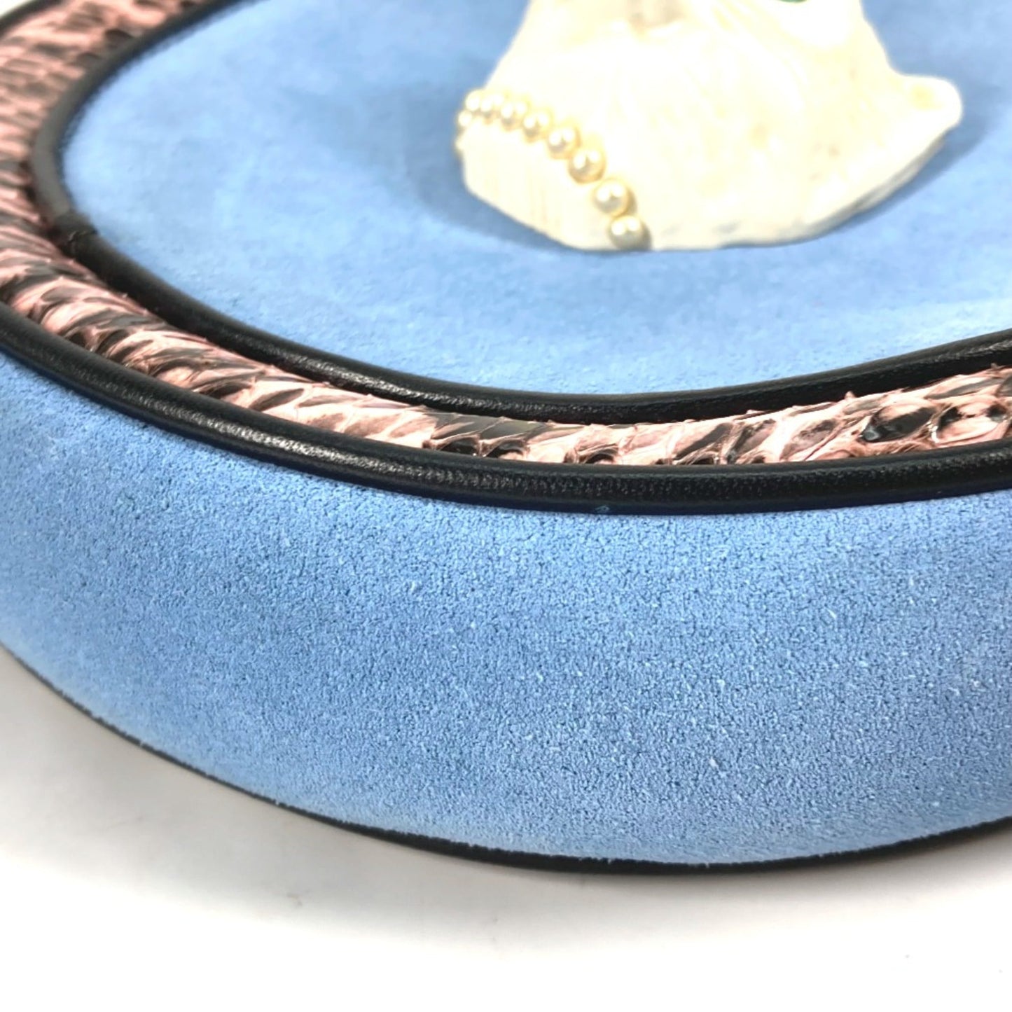 Gucci Blue Leather Shoulder Bag