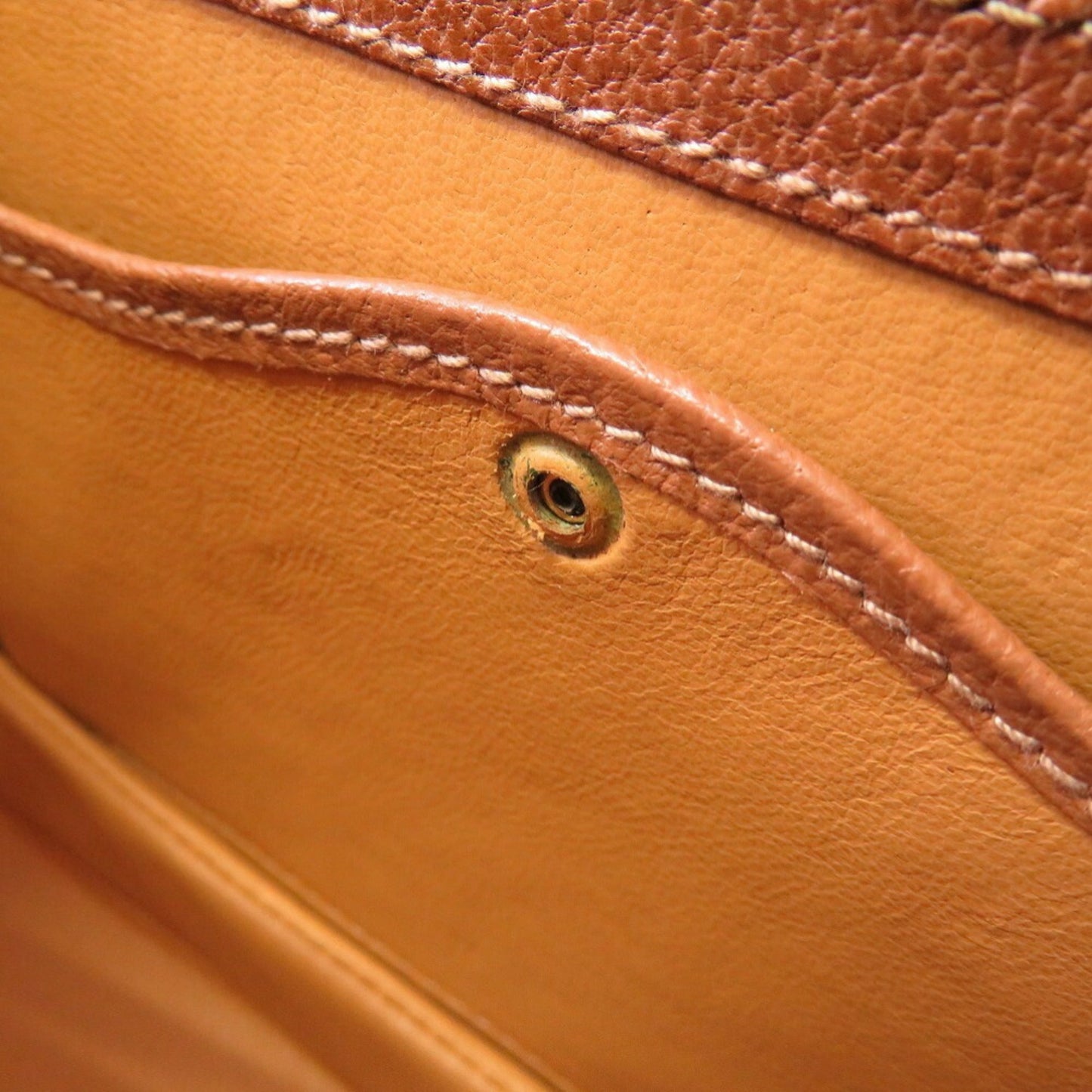 Gucci Brown Bamboo Leather Handbag