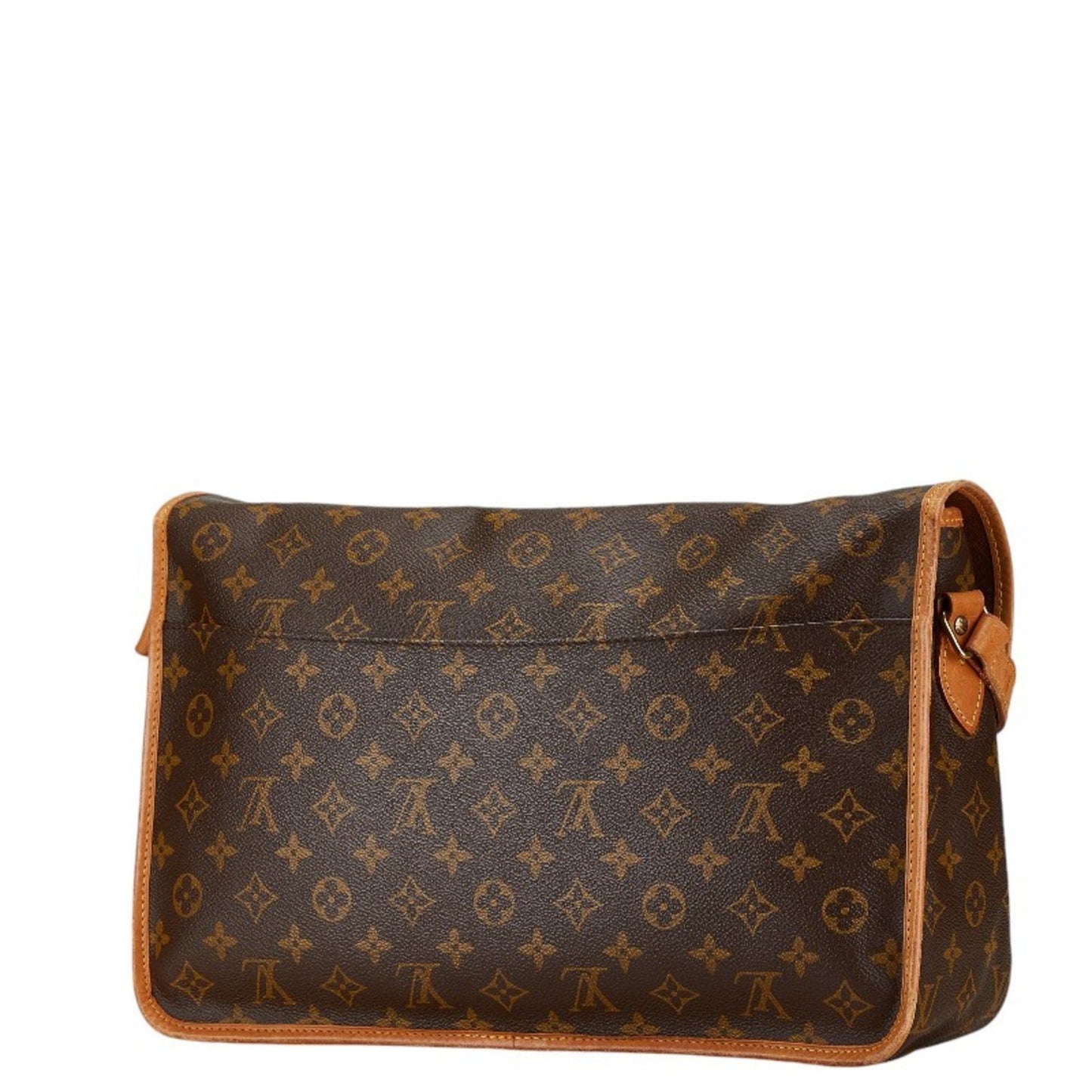 Louis Vuitton Brown Pvc Leather Shoulder Bag