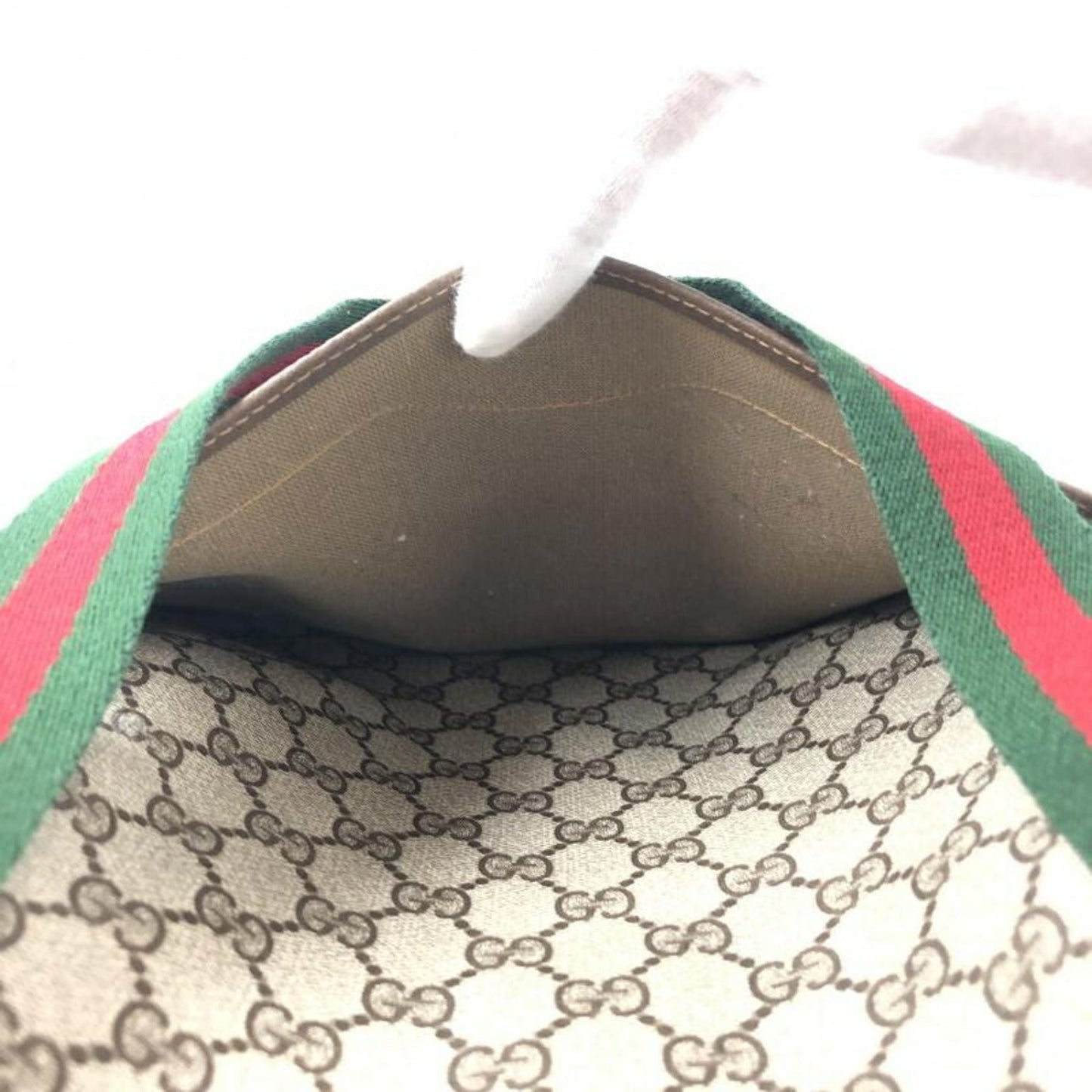 Gucci Sherry Line Blue Leather Tote Bag