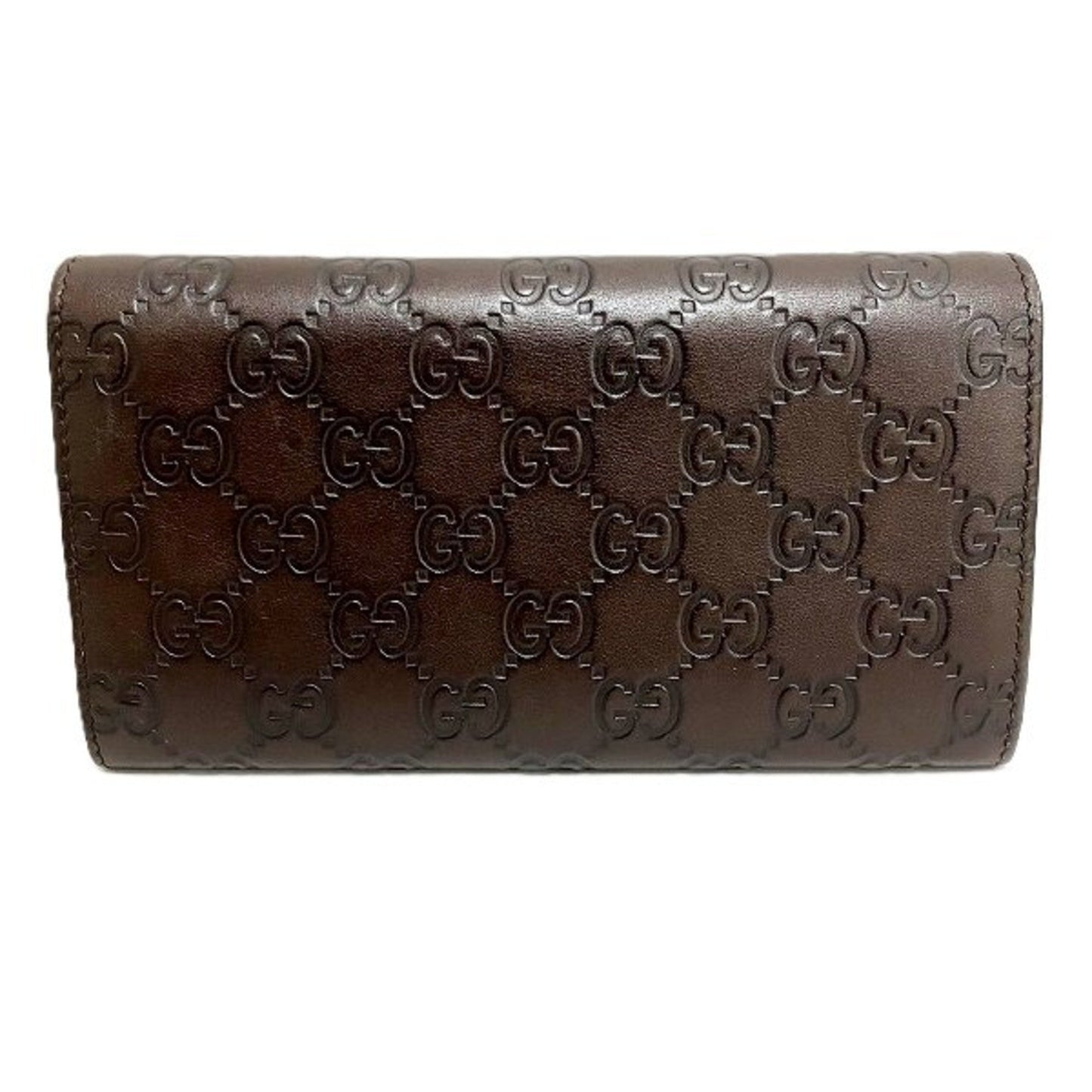 Gucci Dark Brown Leather Coin Purse/Coin Case