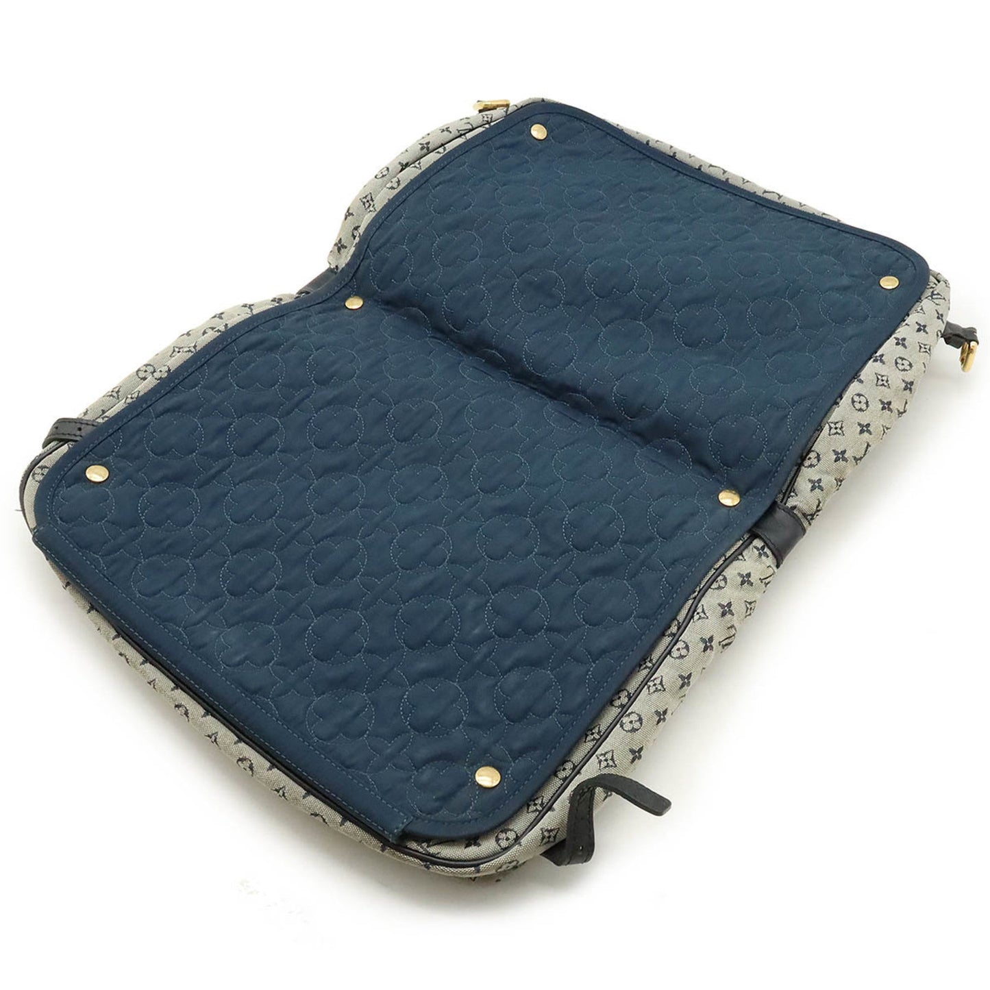 Louis Vuitton Blue Monogram Canvas Shoulder Bag