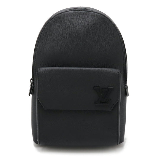 Louis Vuitton Black Noir Leather Shoulder Bag Sling Bag ()
